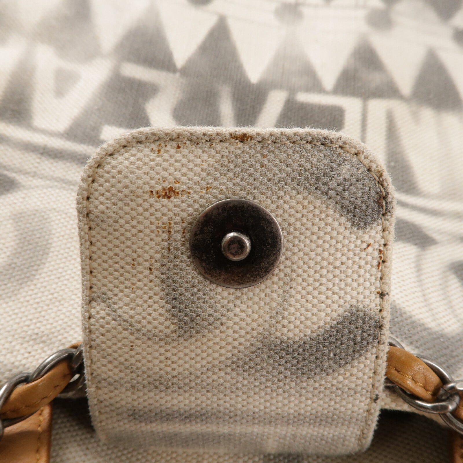 CHANEL 帆布Iliad Shopping Tote手挽肩背兩用袋