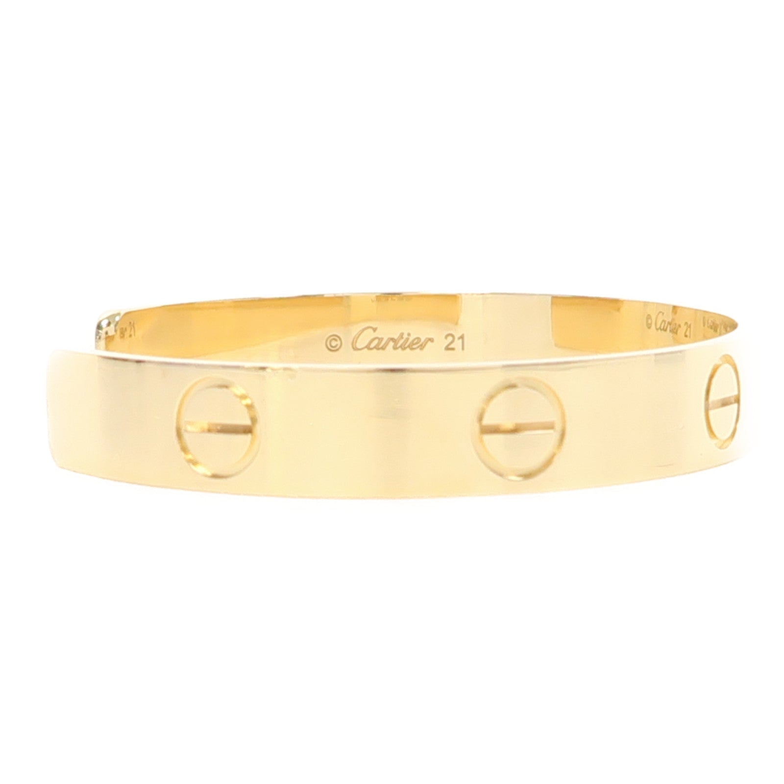 CARTIER 18K黃金Love Bracelet Yellow Gold手鐲