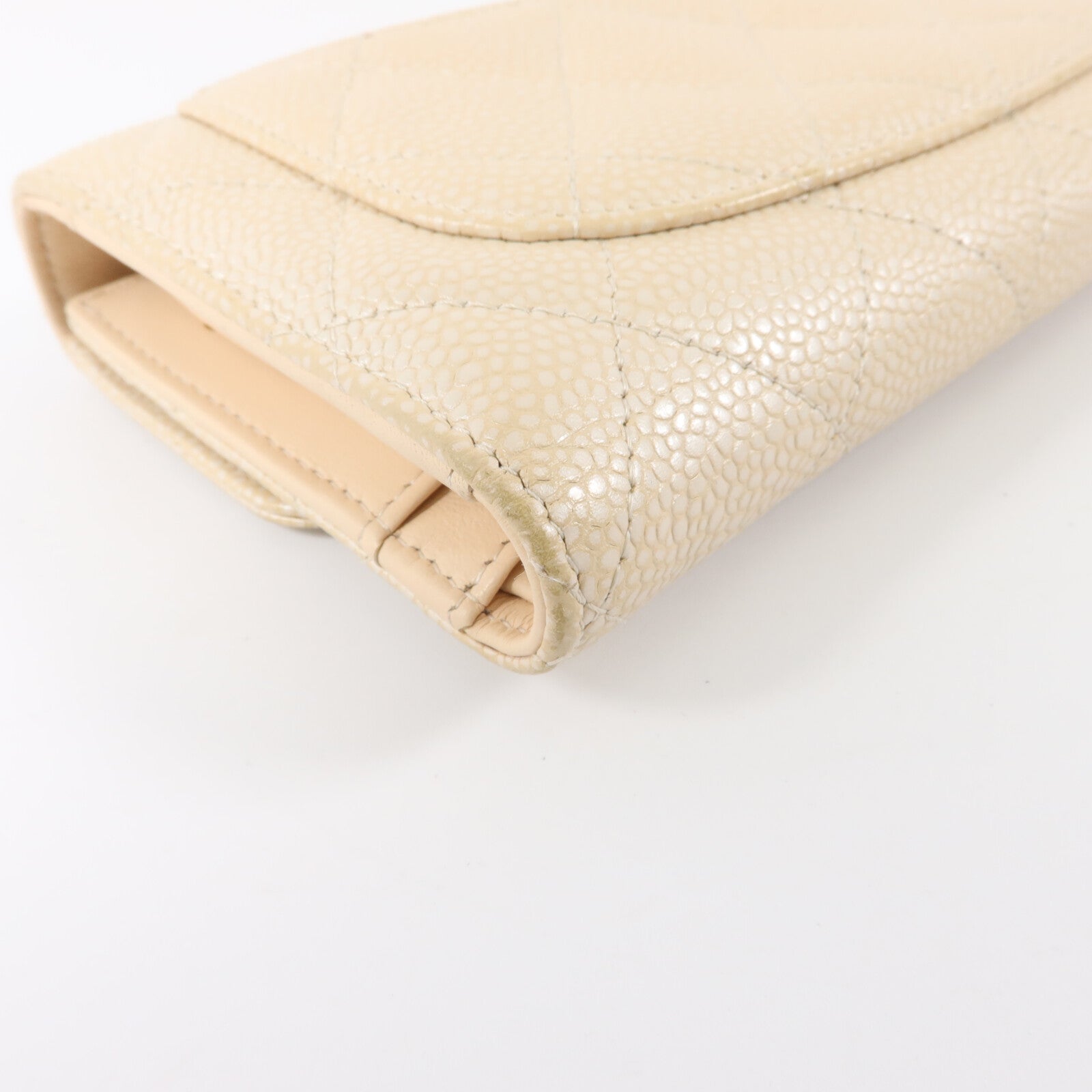 CHANEL 牛皮皮革Trifold Long Wallet長錢包