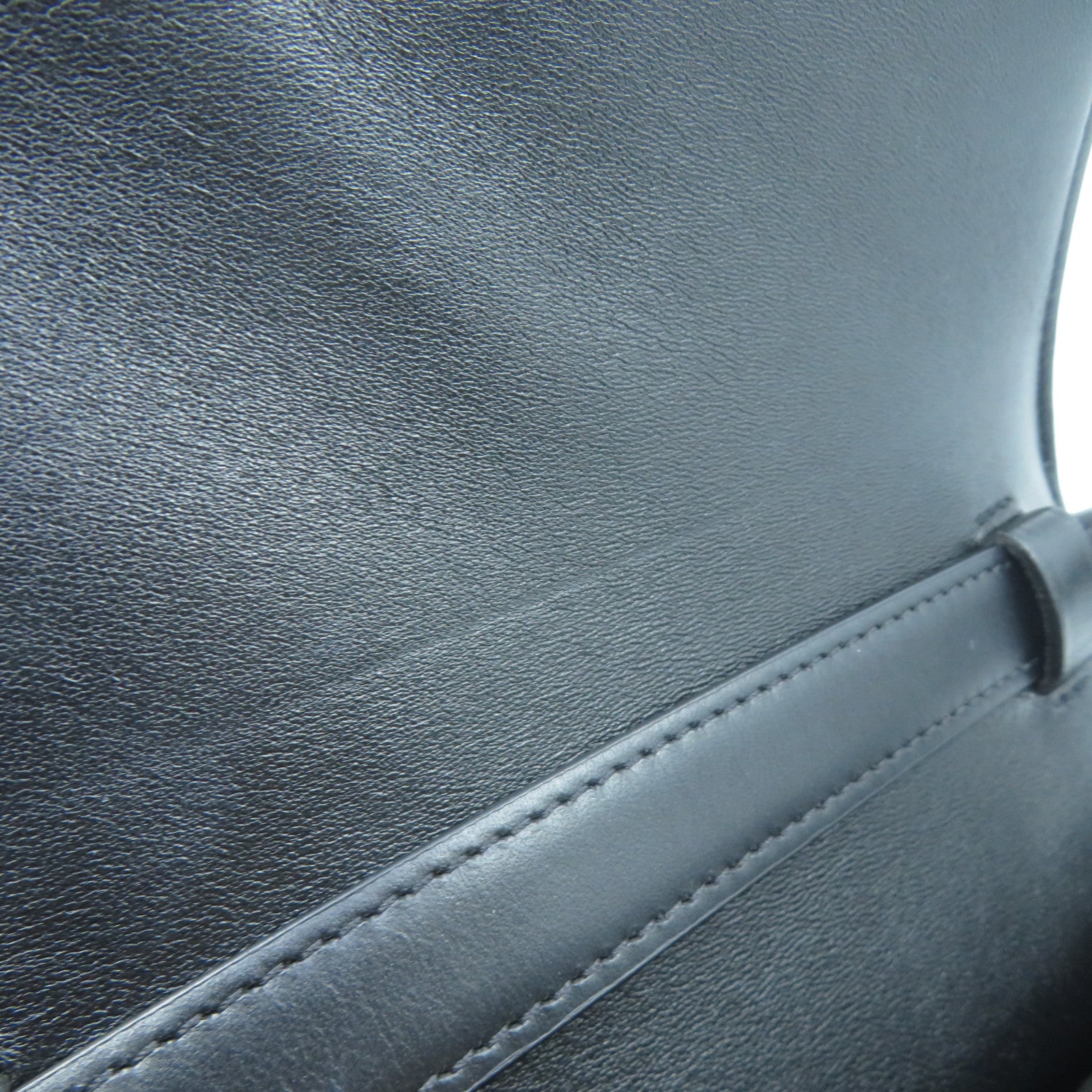 CELINE 牛皮皮革Shoulder Bag金扣肩背袋黑色