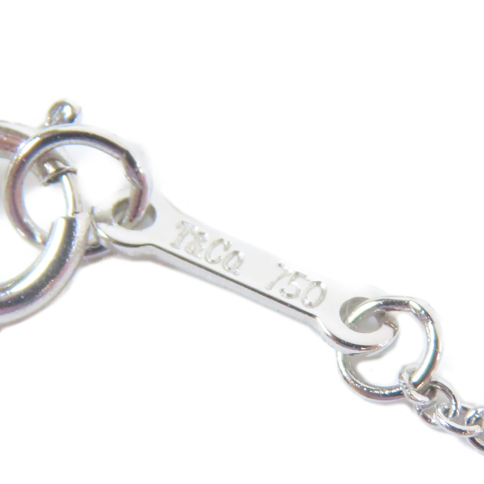 TIFFANY＆CO 【激減優惠】18K白金Loving Heart Pendant項鍊#40cm