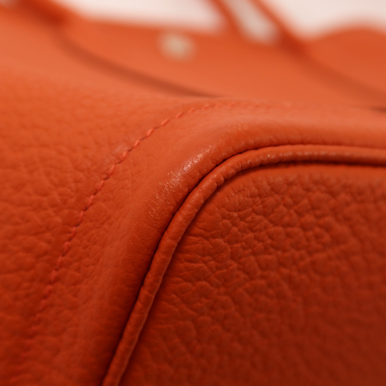 HERMES Negonda皮革Garden Party PM手挽袋Feu