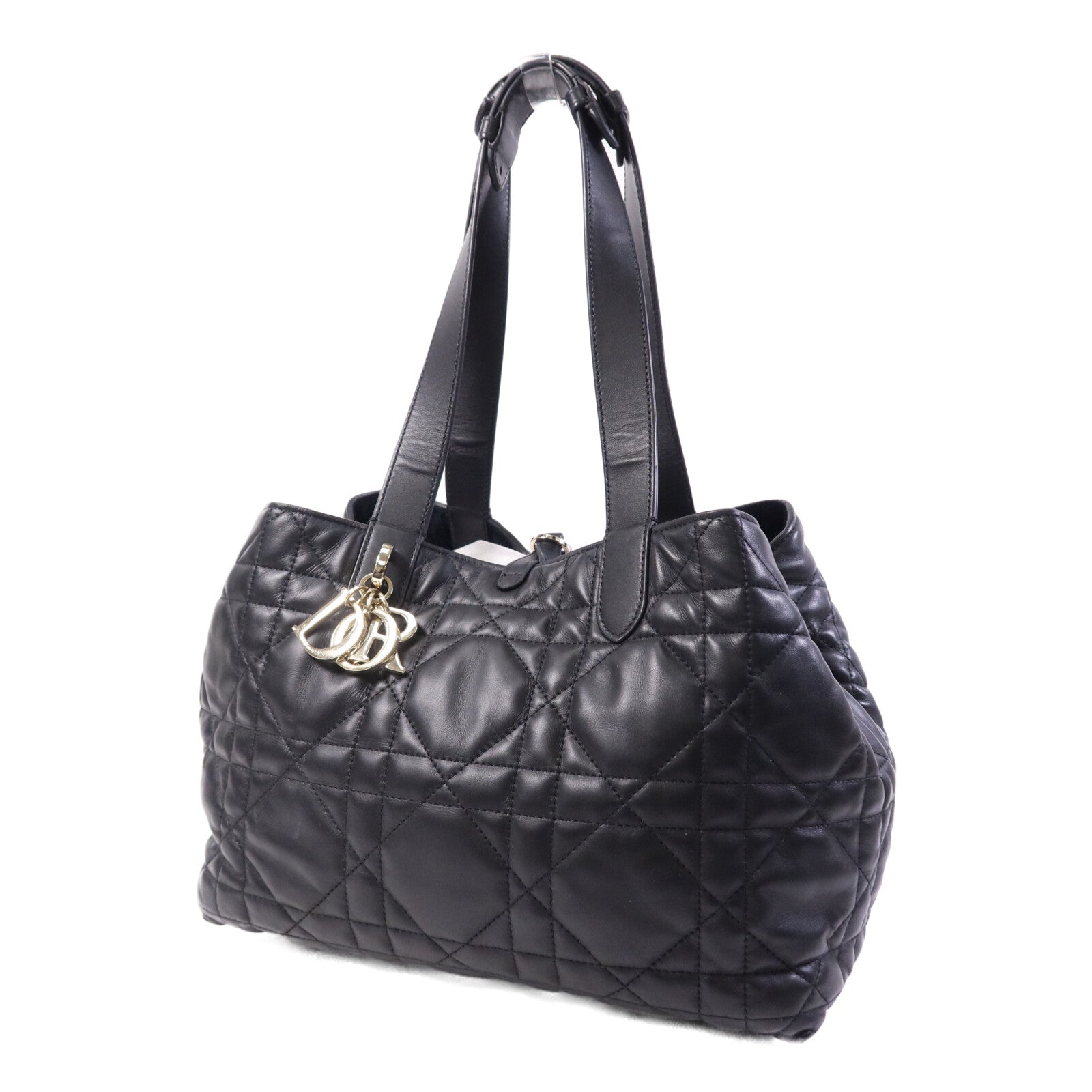 Dior 牛皮皮革Toujours Medium金扣肩背袋