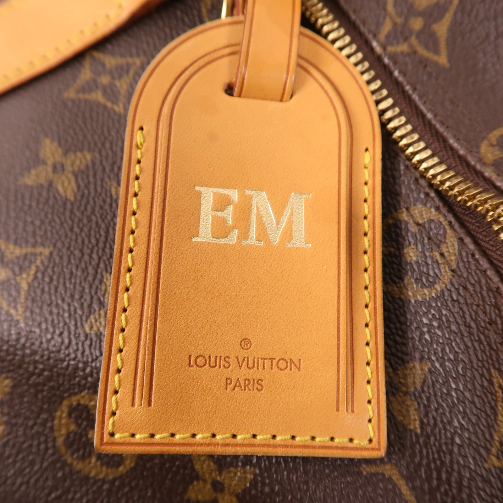 LOUIS VUITTON LV GHW Keepall 45 Travel Boston Hand Bag M41428 Monogram Brown