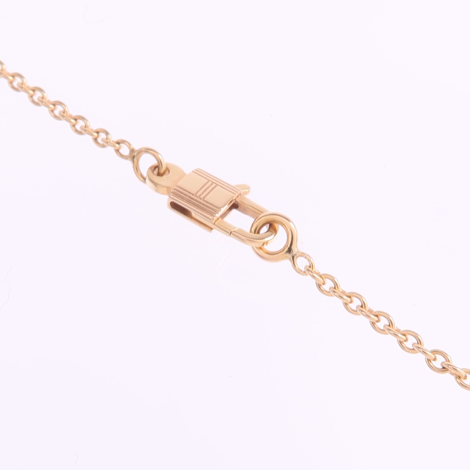 HERMES 【激減優惠】18K玫瑰金Amulettes Kelly Pendant鑽石項鍊