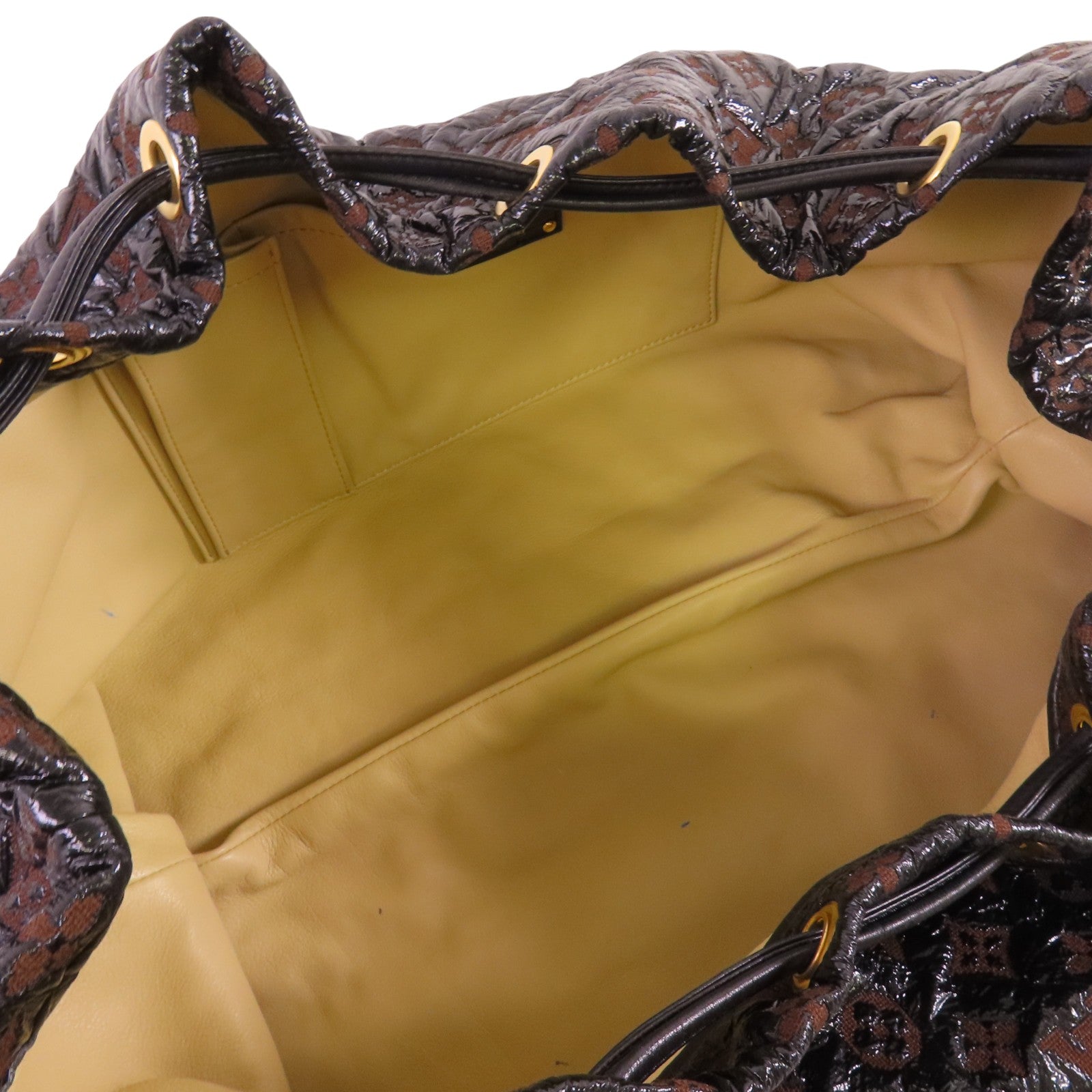 LOUIS VUITTON LV Envinil Squishy Golden Shoulder Bag M95259 Monogram Jacquard