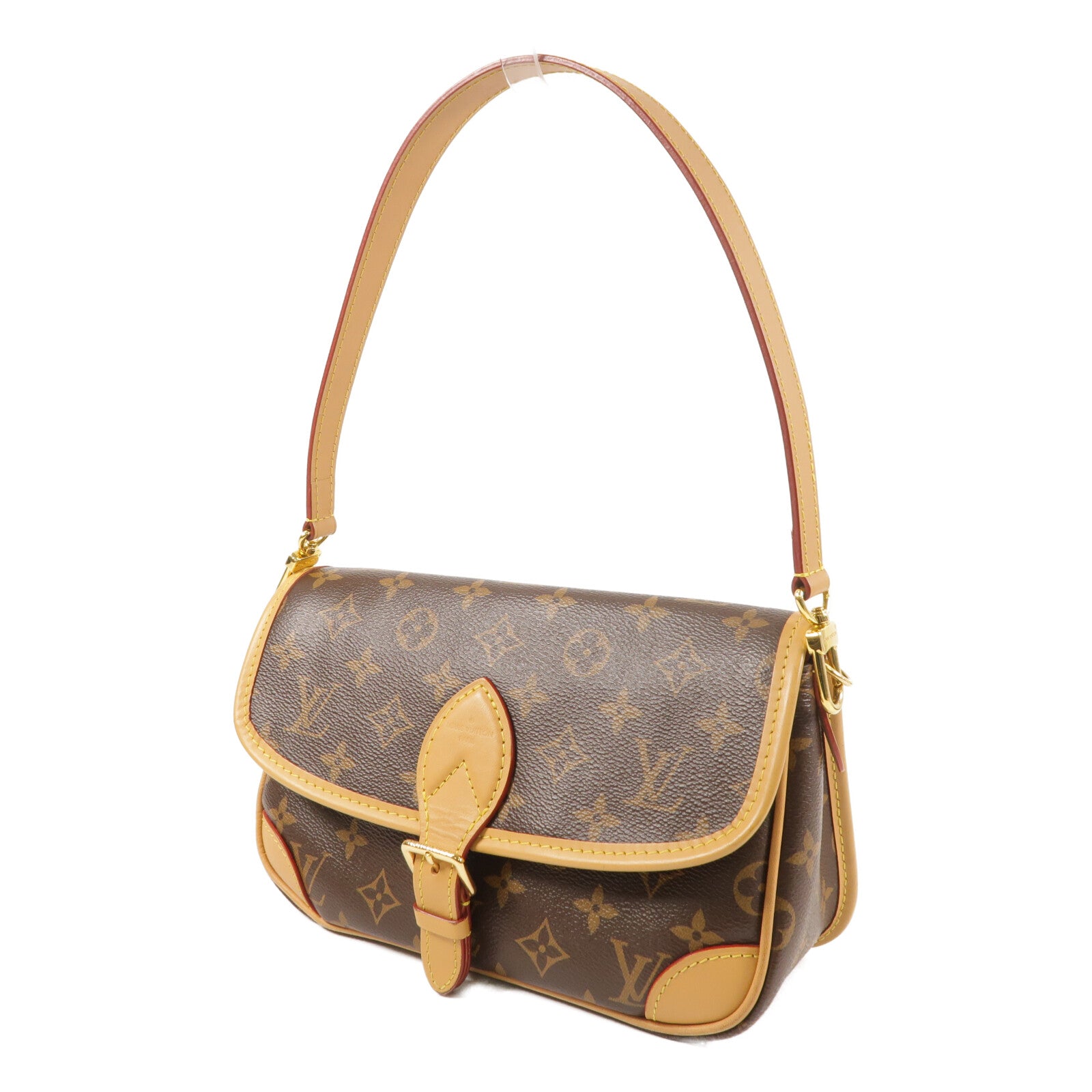 LOUIS VUITTON Monogram Diane金扣手挽肩背兩用袋