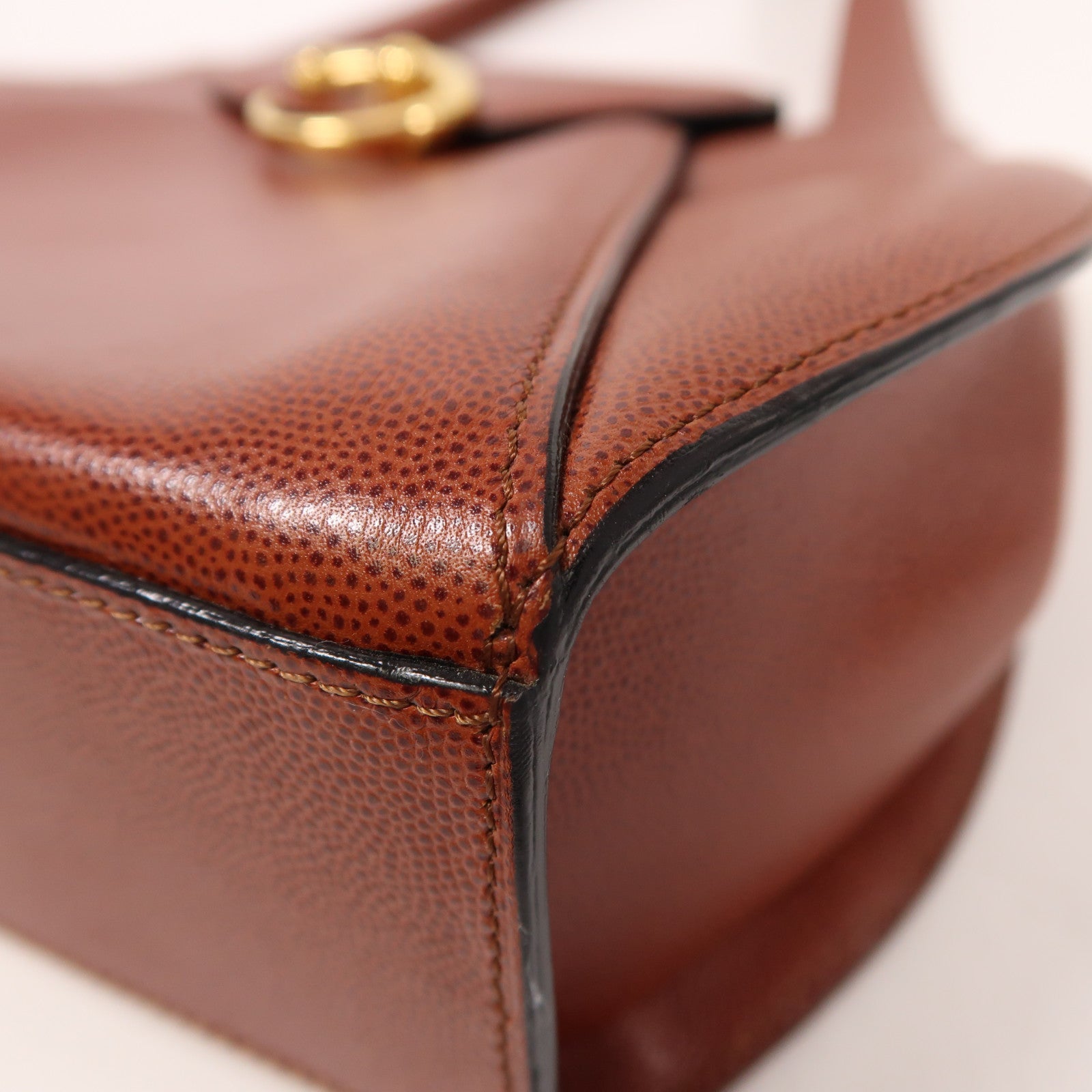 SELECTION 牛皮皮革Panthere Shoulder Bag金扣肩背袋