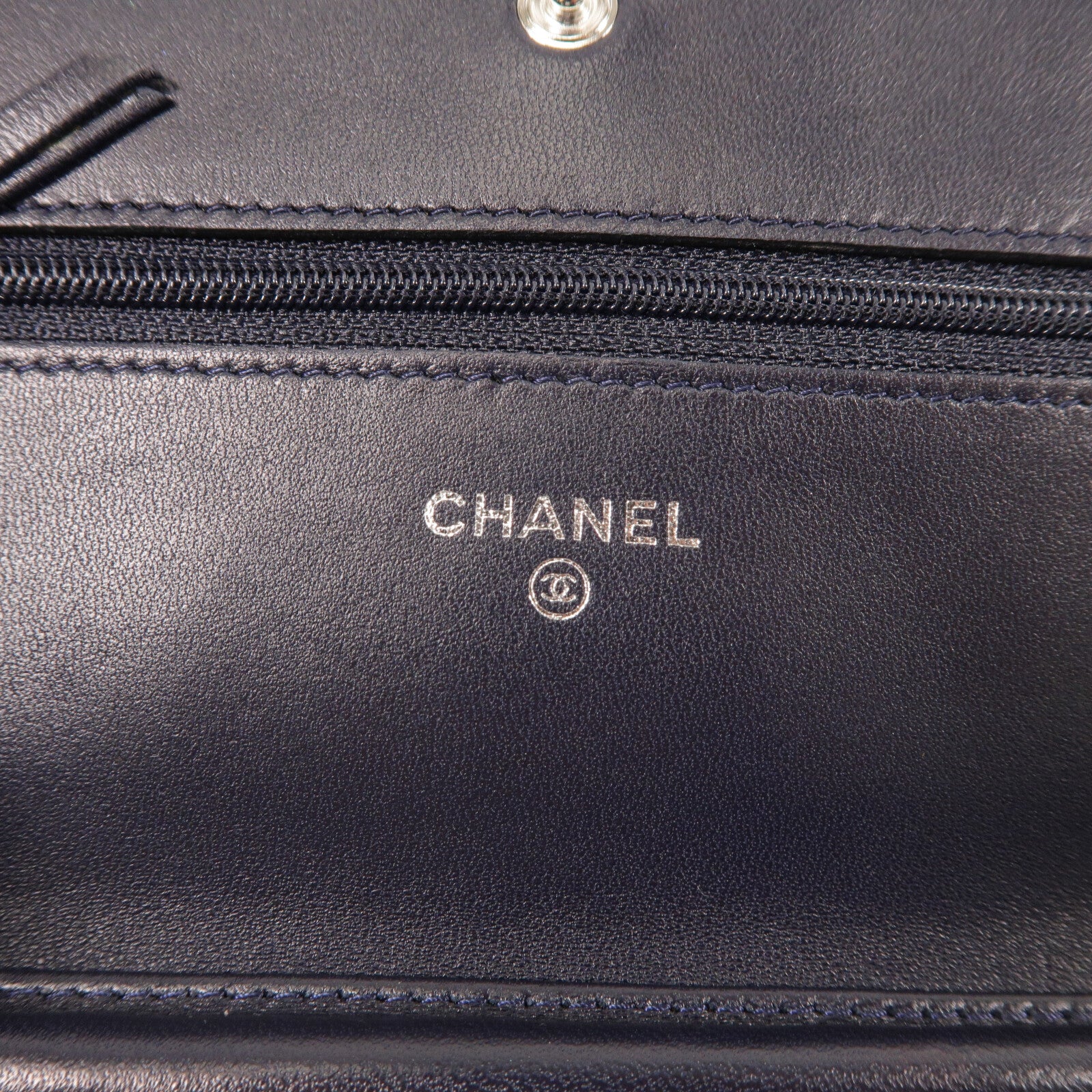 CHANEL 羊皮皮革WOC Wallet On Chain鏈帶肩背袋