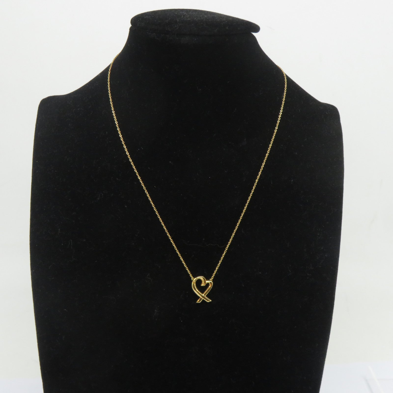 TIFFANY＆CO 18K黃金Loving Heart Necklace項鍊