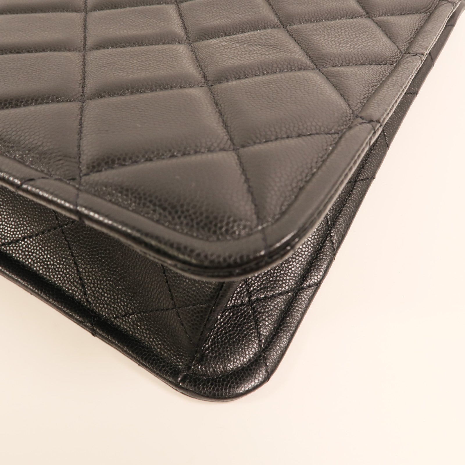 CHANEL 牛皮皮革Quilted Timeless CC Chain Tote金扣鏈帶肩背袋