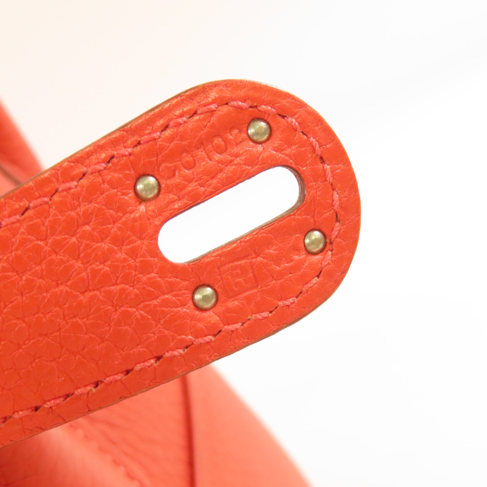 HERMES Clemence皮革Lindy 30 Shoulder Bag銀扣肩背袋9M Sanguine三文魚紅色/2R Rouge Pivoine牡丹紅色