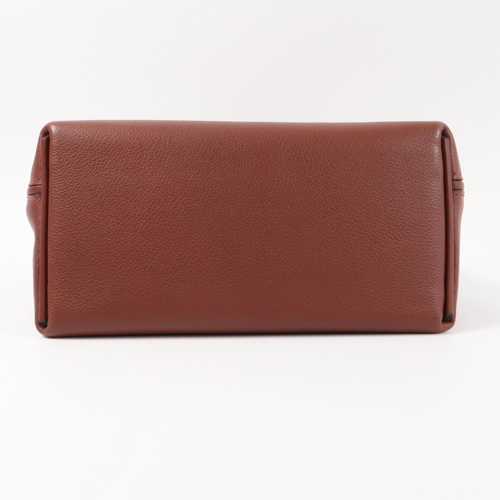 HERMES Evercolor皮革24/24 Mini銀扣手挽肩背兩用袋Rougeh