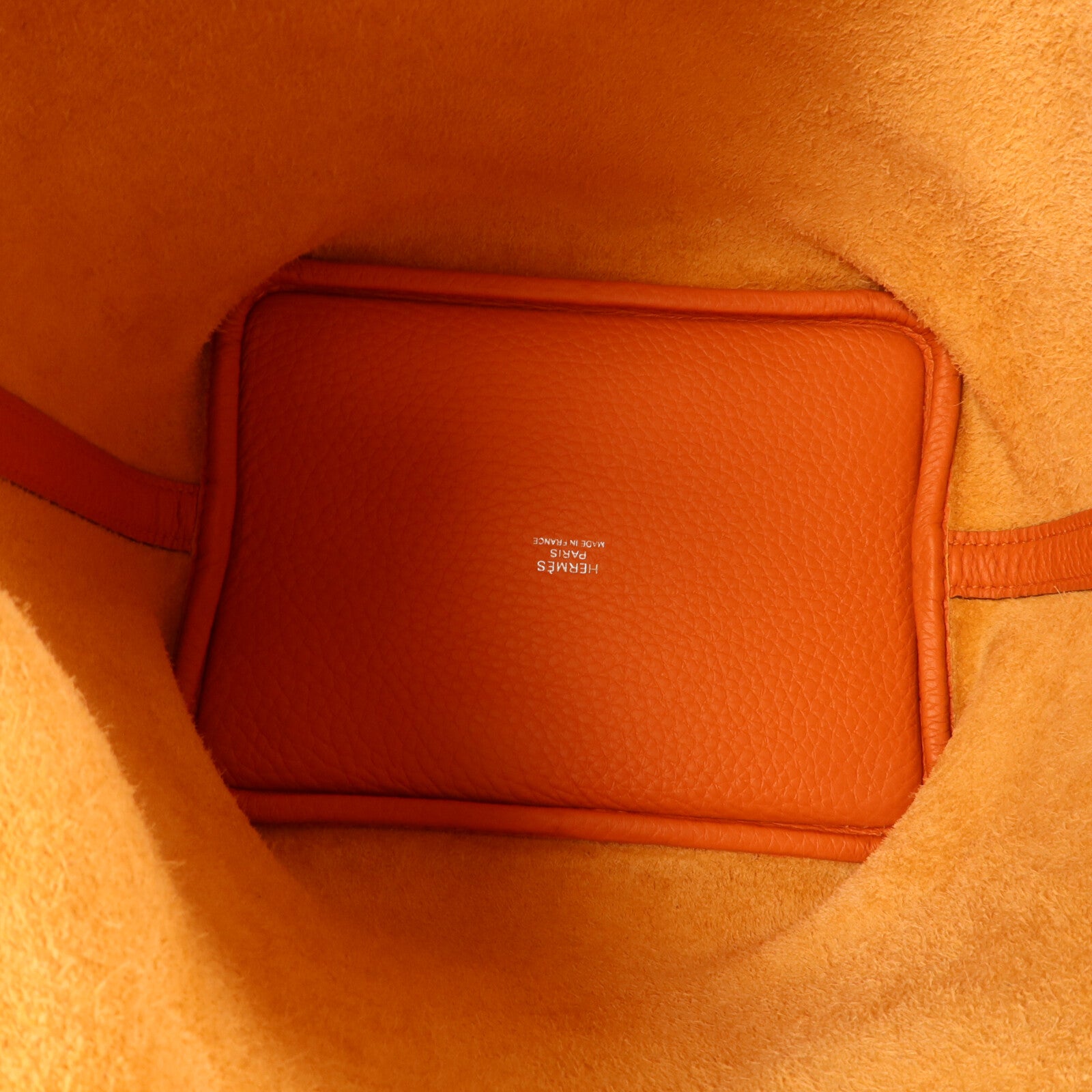 HERMES Clemence皮革Picotin PM手挽袋