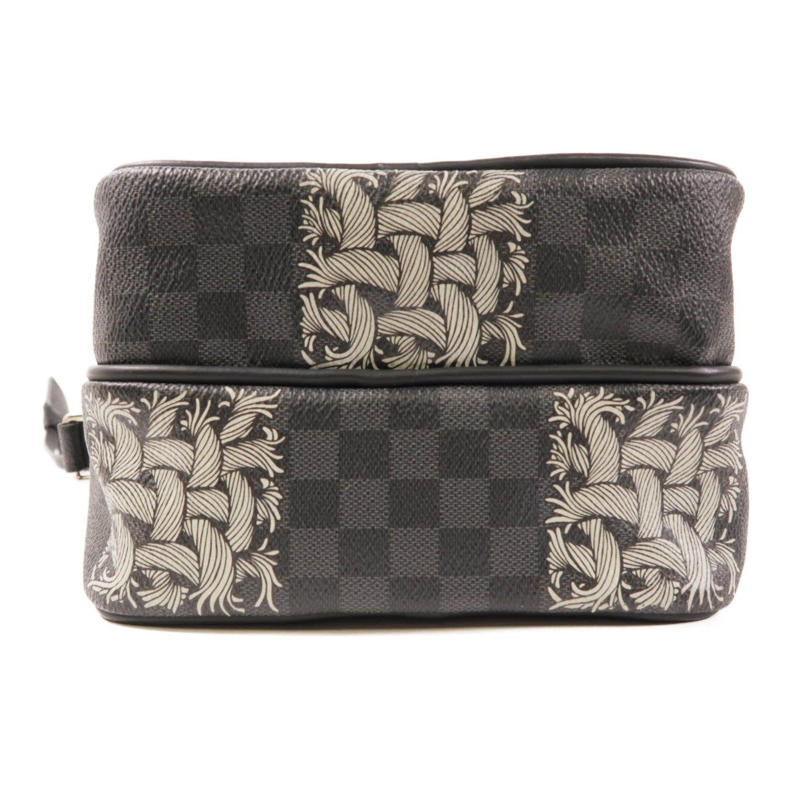 LOUIS VUITTON Damier Graphite Christopher Nemeth Amazon銀扣肩背袋