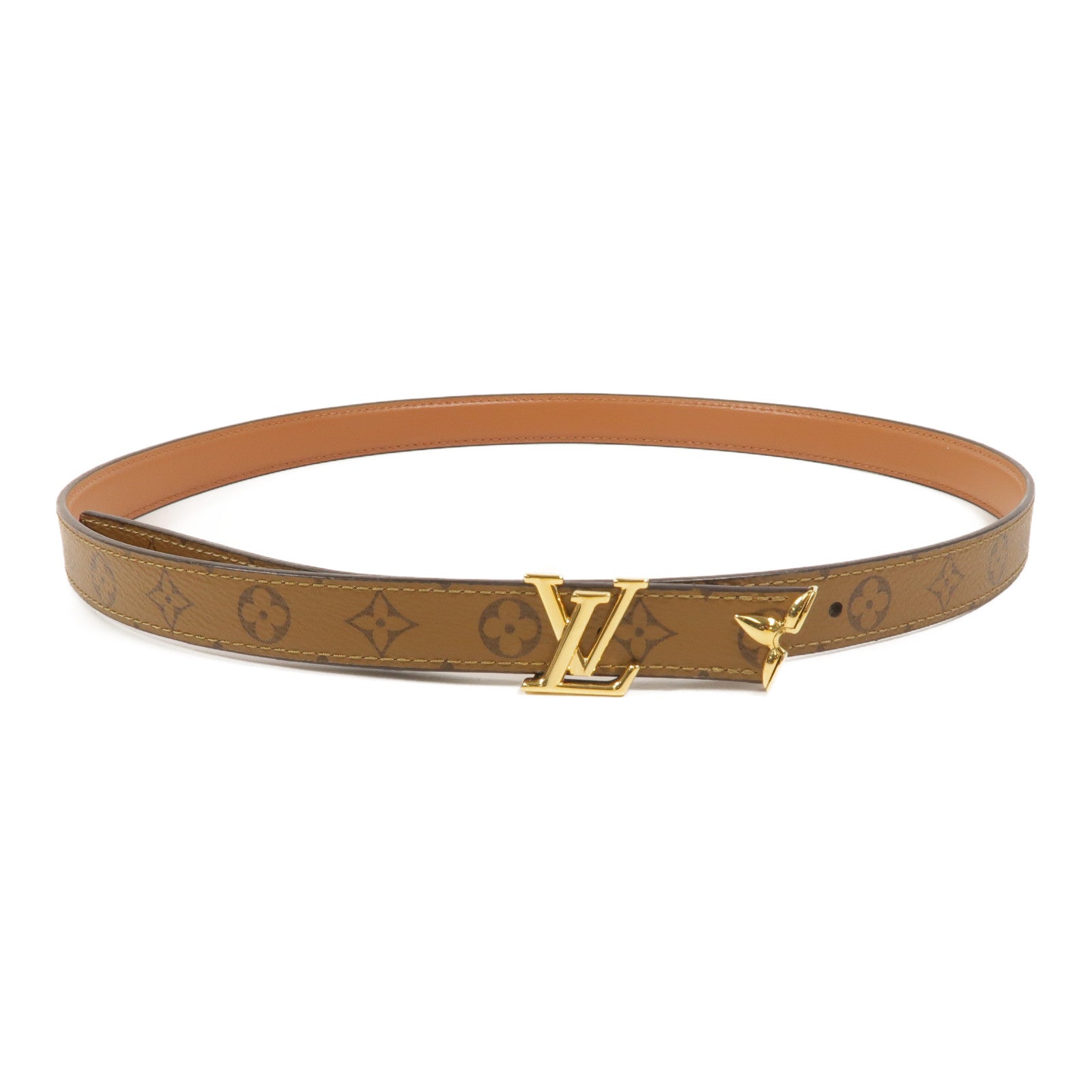 LOUIS VUITTON Monogram Pretty LV 32MM Reversible Belt皮帶