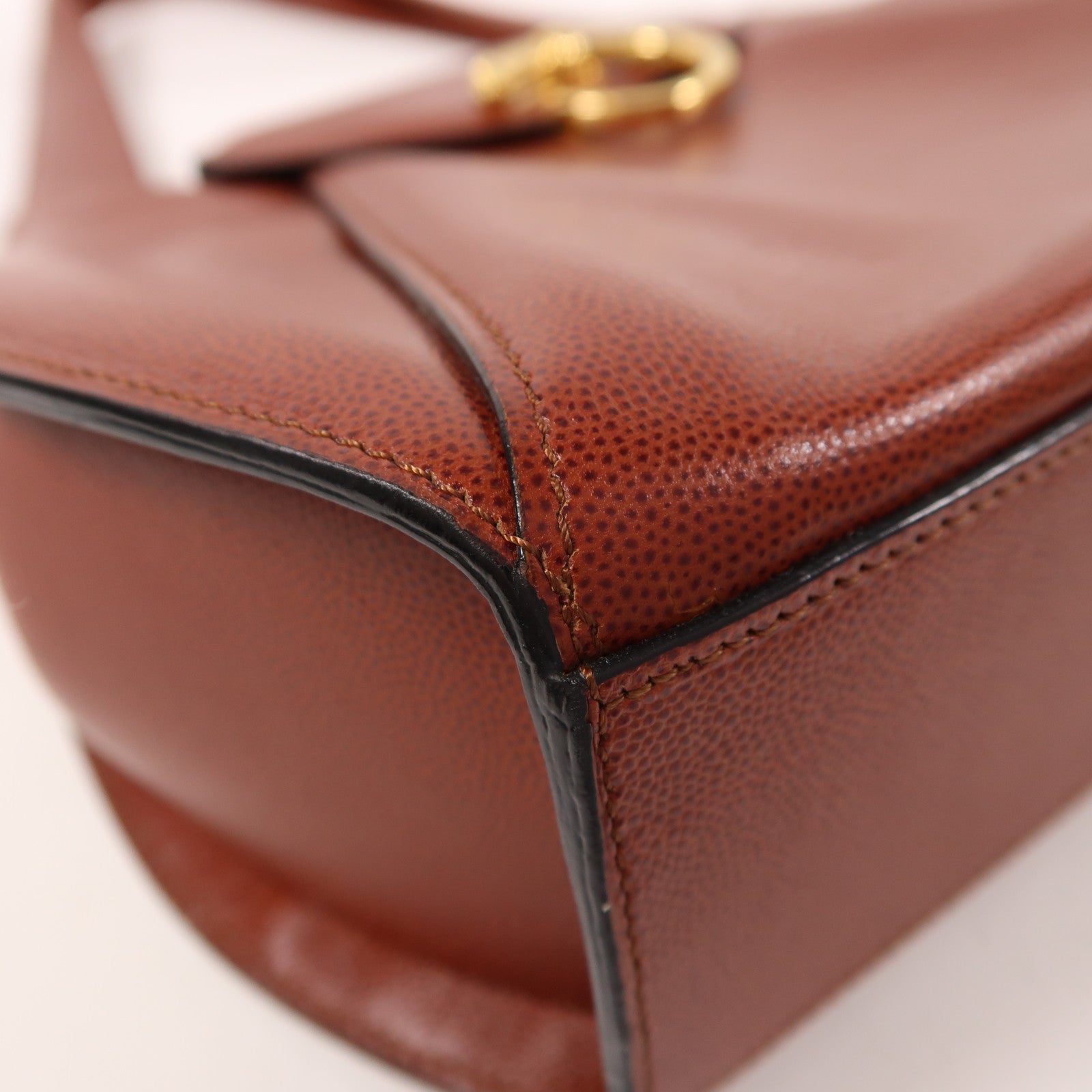 SELECTION 牛皮皮革Panthere Shoulder Bag金扣肩背袋