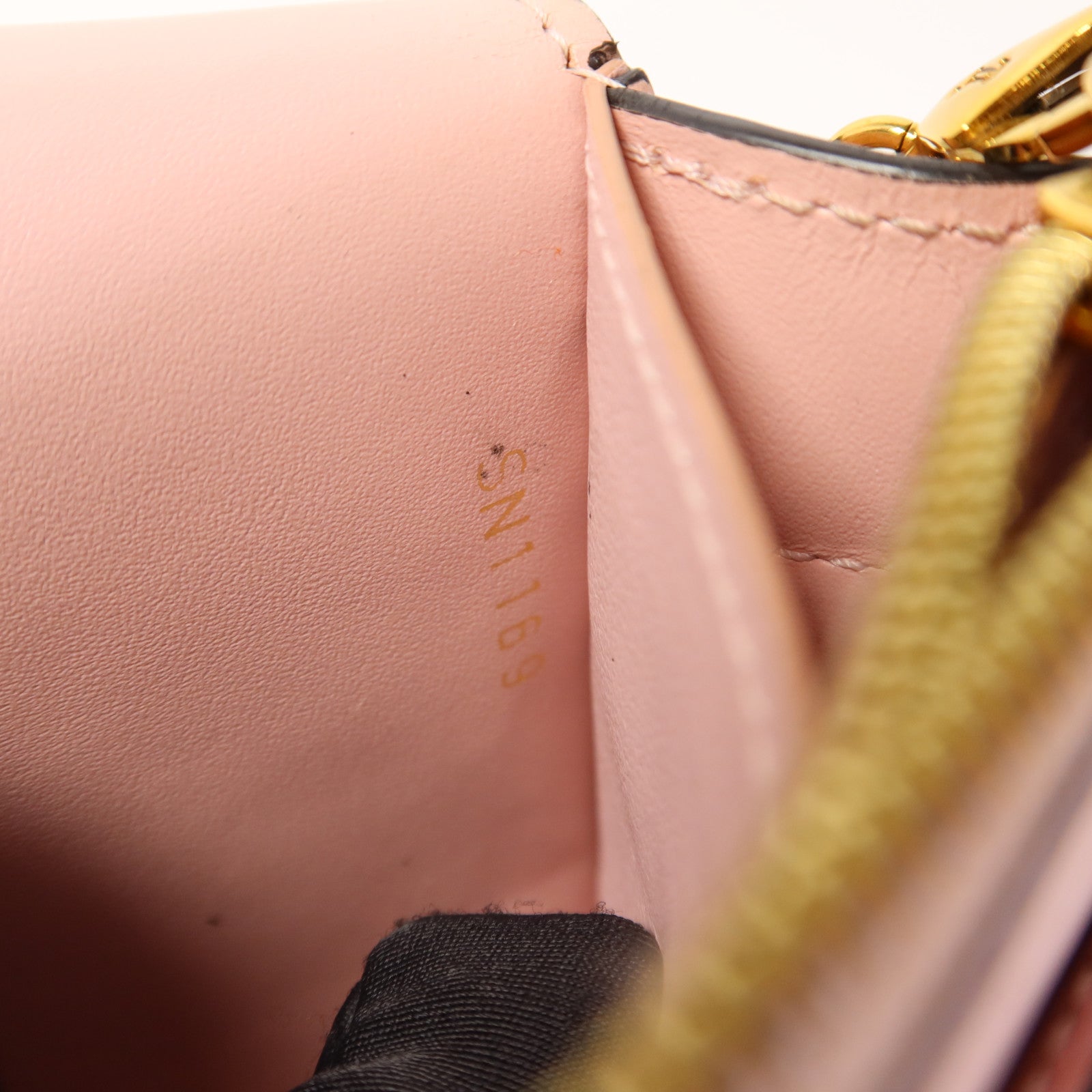 LOUIS VUITTON Monogram Flore Chain Wallet金扣鏈帶肩背袋