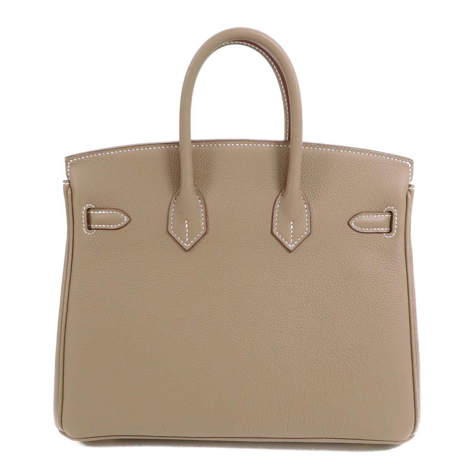 HERMES Togo皮革Birkin 25手挽袋Etoupe