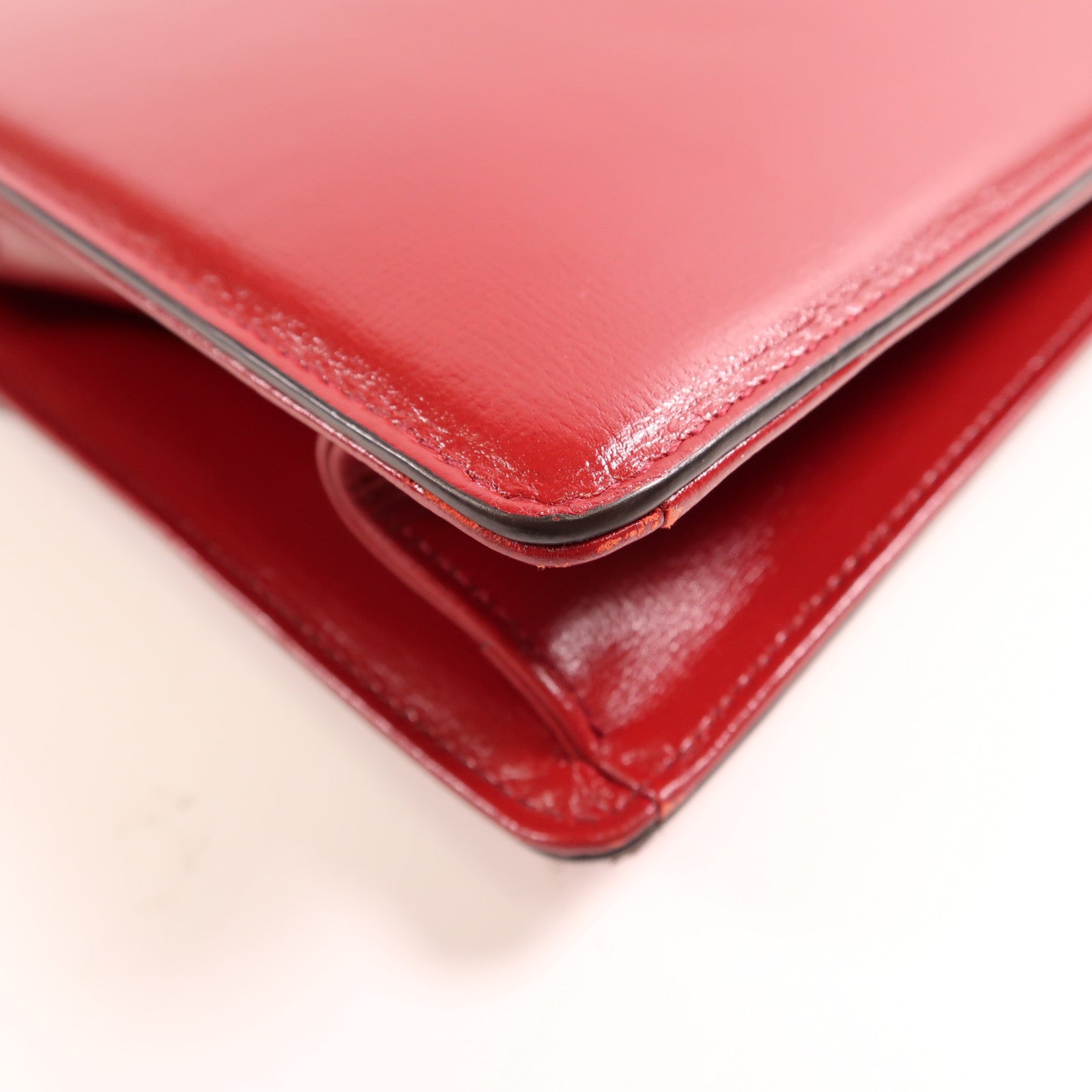 GUCCI 【激減優惠】牛皮皮革Shoulder Bag金扣肩背袋