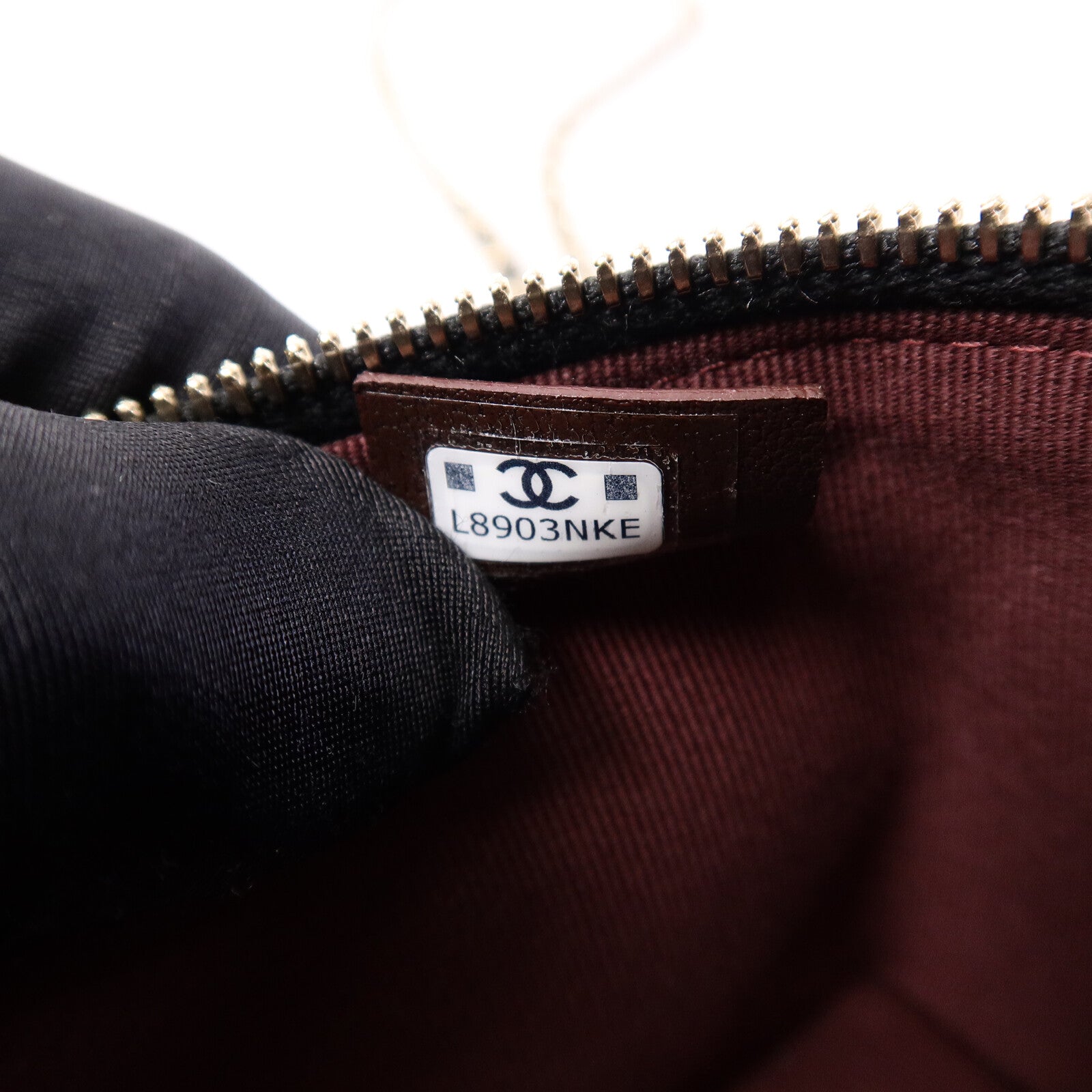 CHANEL 羊皮皮革Chain Shoulder手挽肩背兩用袋