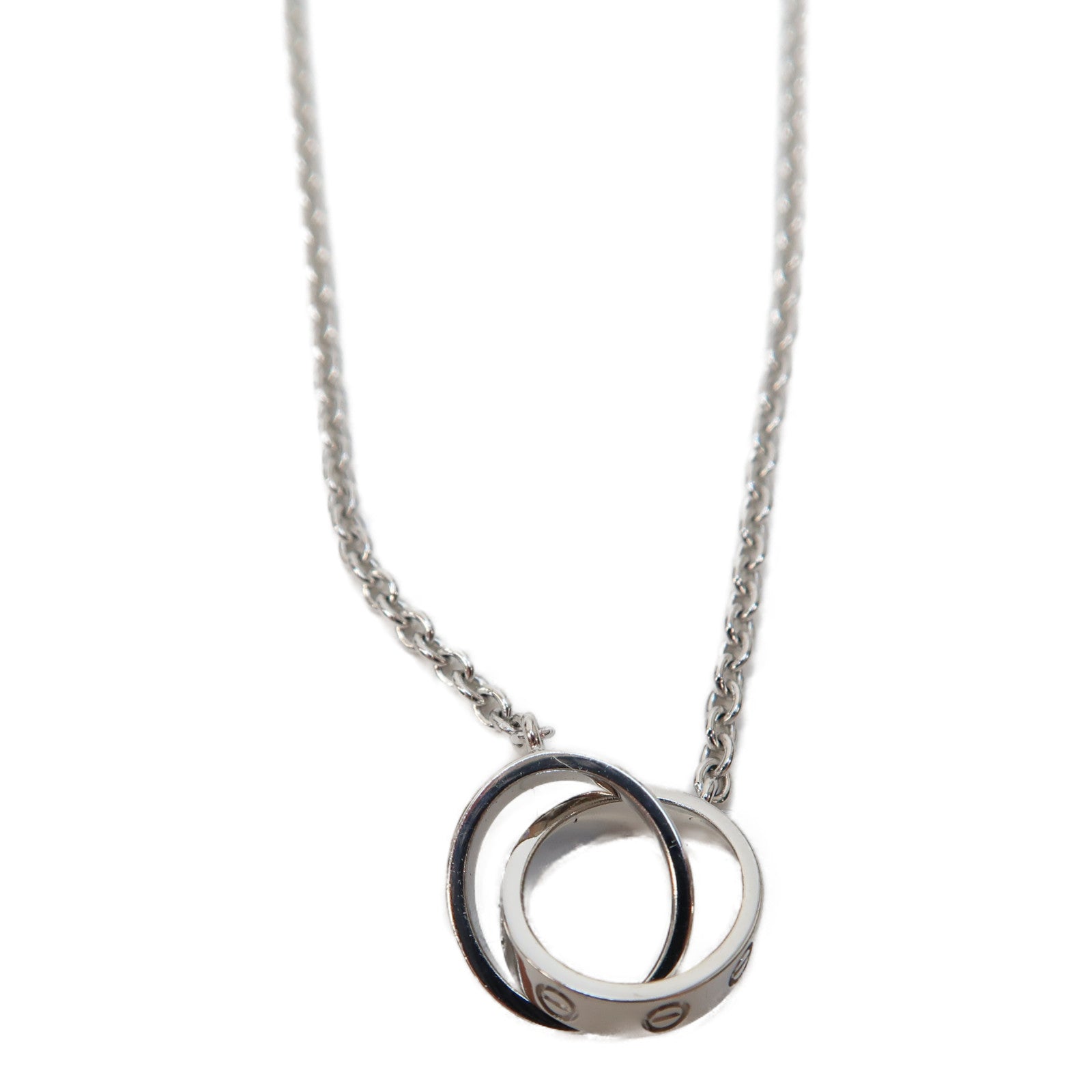 CARTIER 【激減優惠】18K白金Love Necklace項鍊