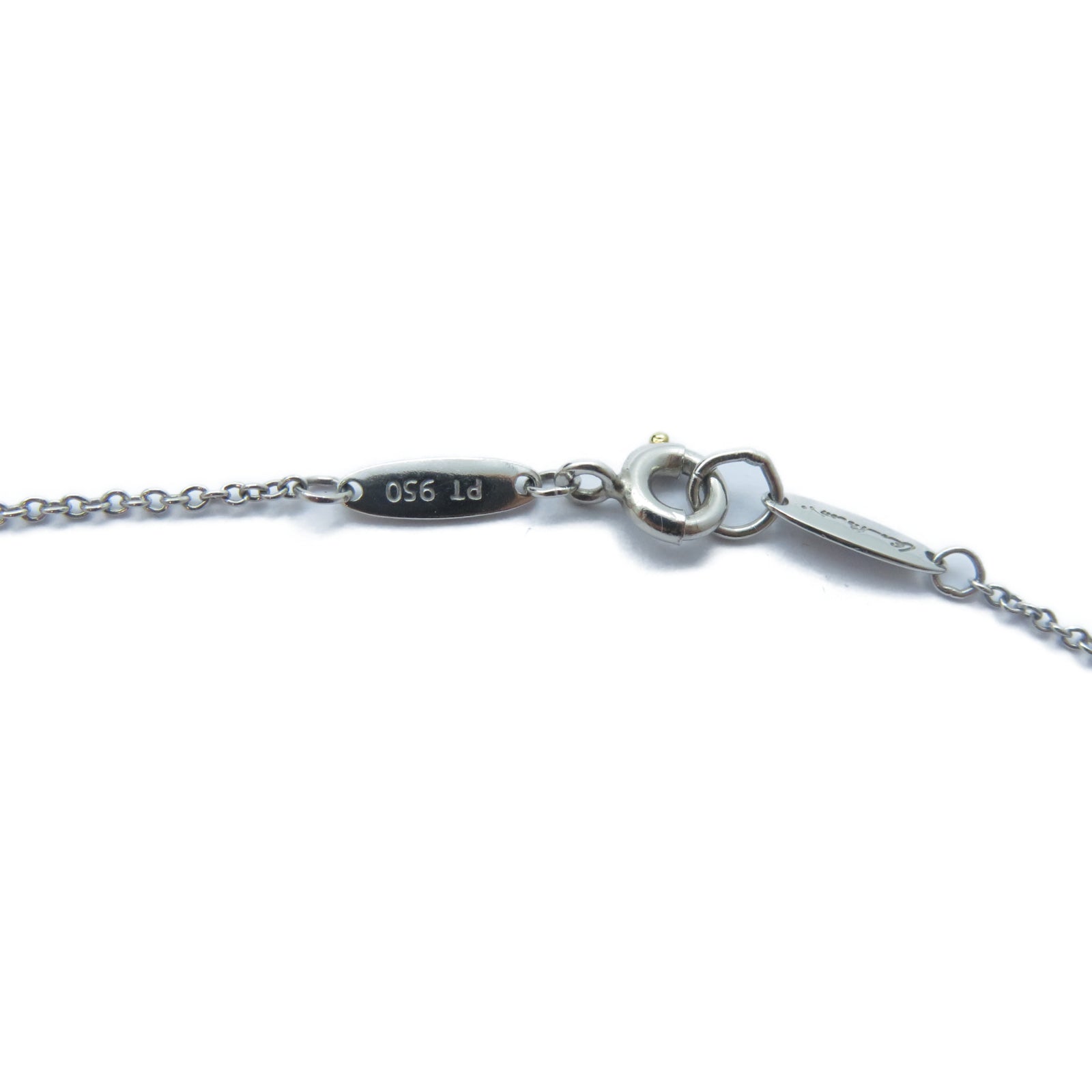 TIFFANY＆CO PT950鉑金Elsa Peretti Cross Diamond Necklace鑽石項鍊