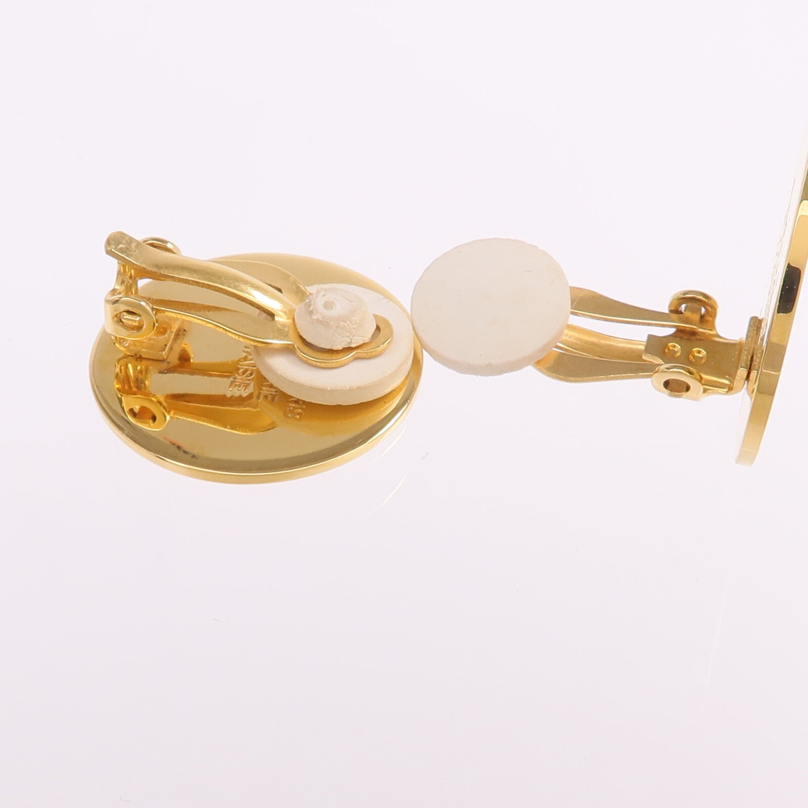 HERMES 金屬Clou De Selle Earrings夾式耳環