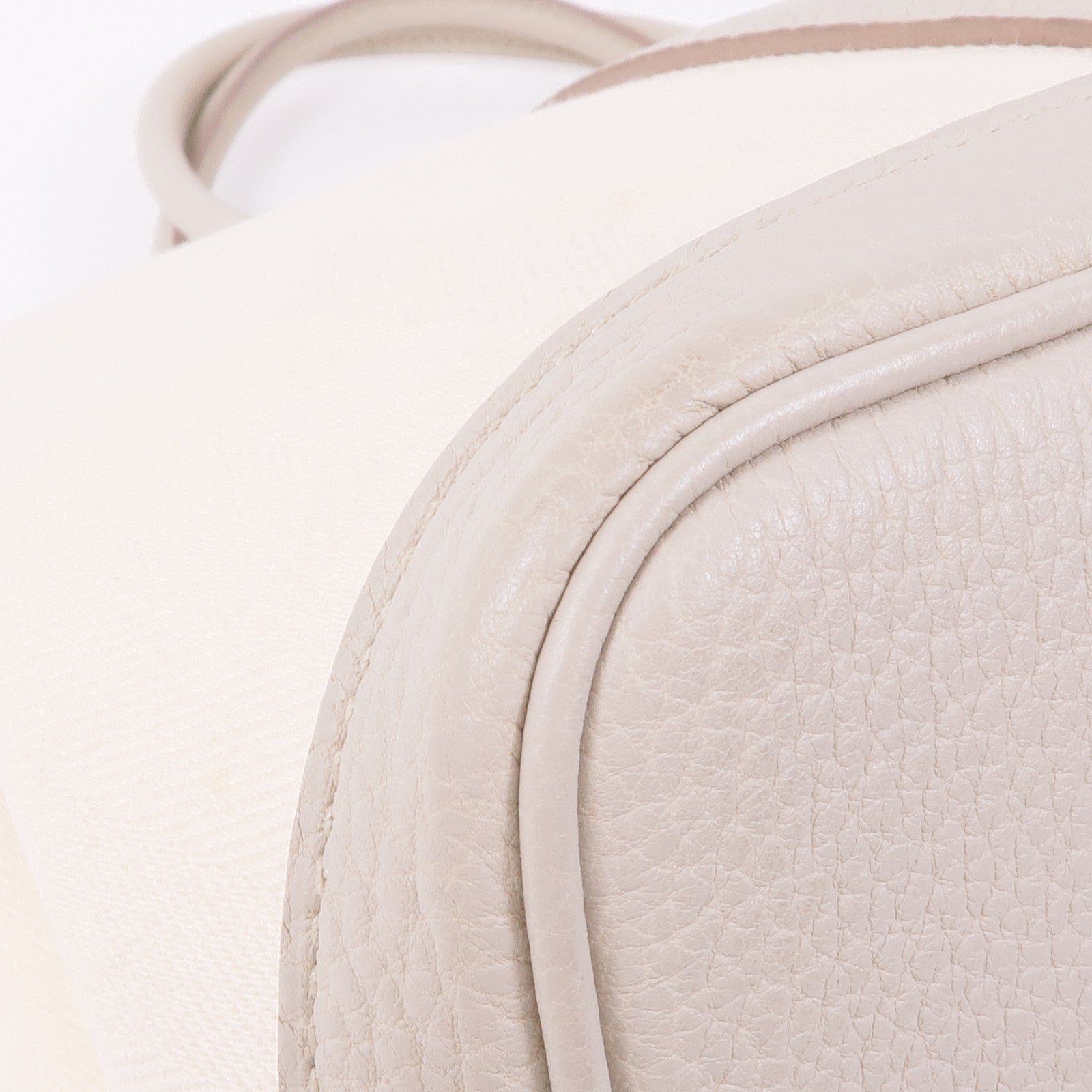 HERMES Toile Chevron帆布Garden Party TPM銀扣手挽袋Beton