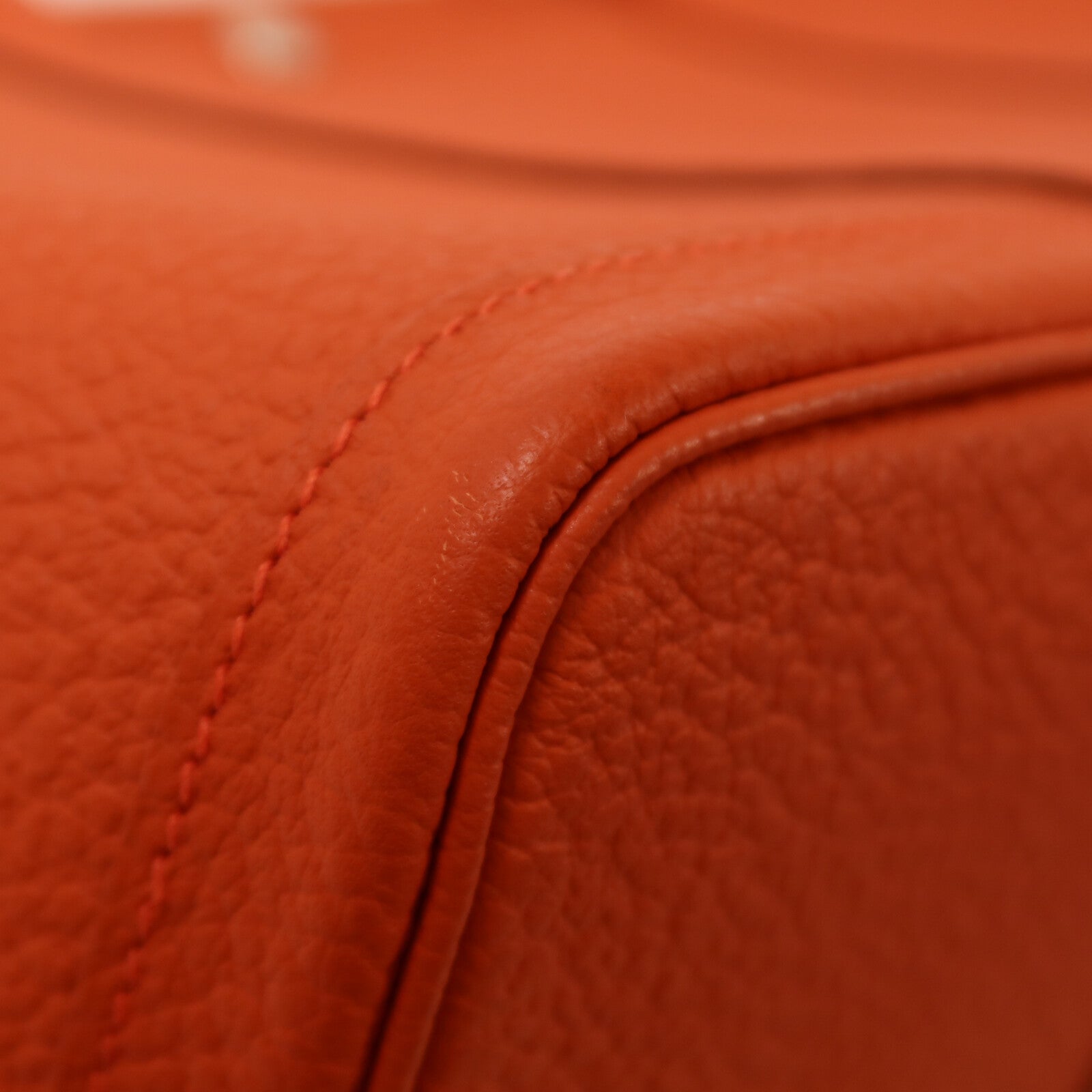 HERMES Negonda皮革Garden Party PM手挽袋Feu