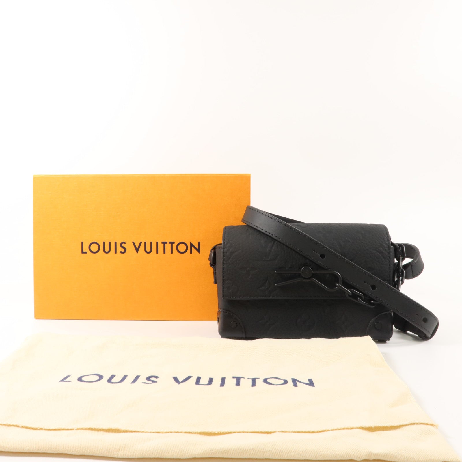 LOUIS VUITTON Monogram Taurillon Steamer Wearable Wallet肩背袋