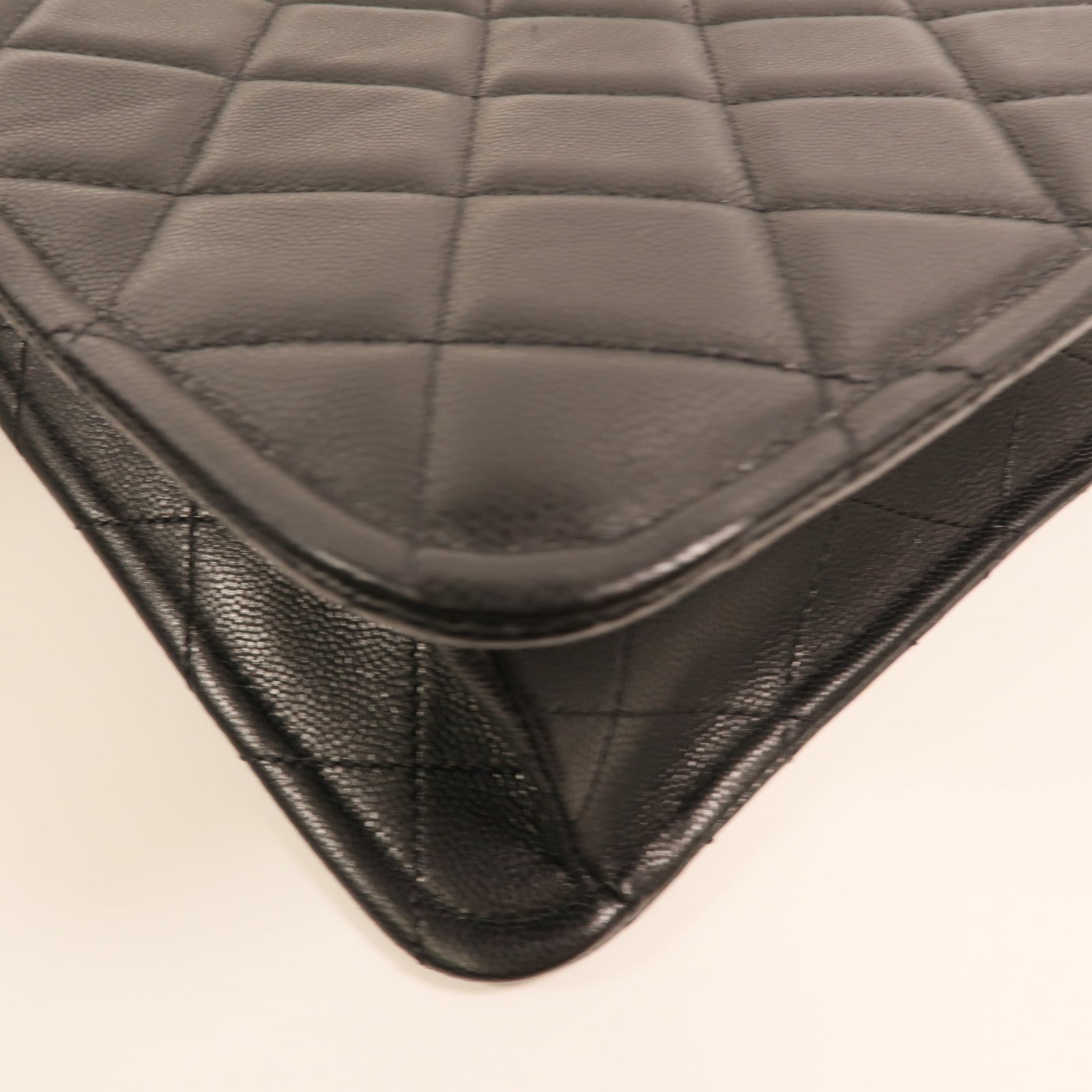 CHANEL 牛皮皮革Quilted Timeless CC Chain Tote金扣鏈帶肩背袋
