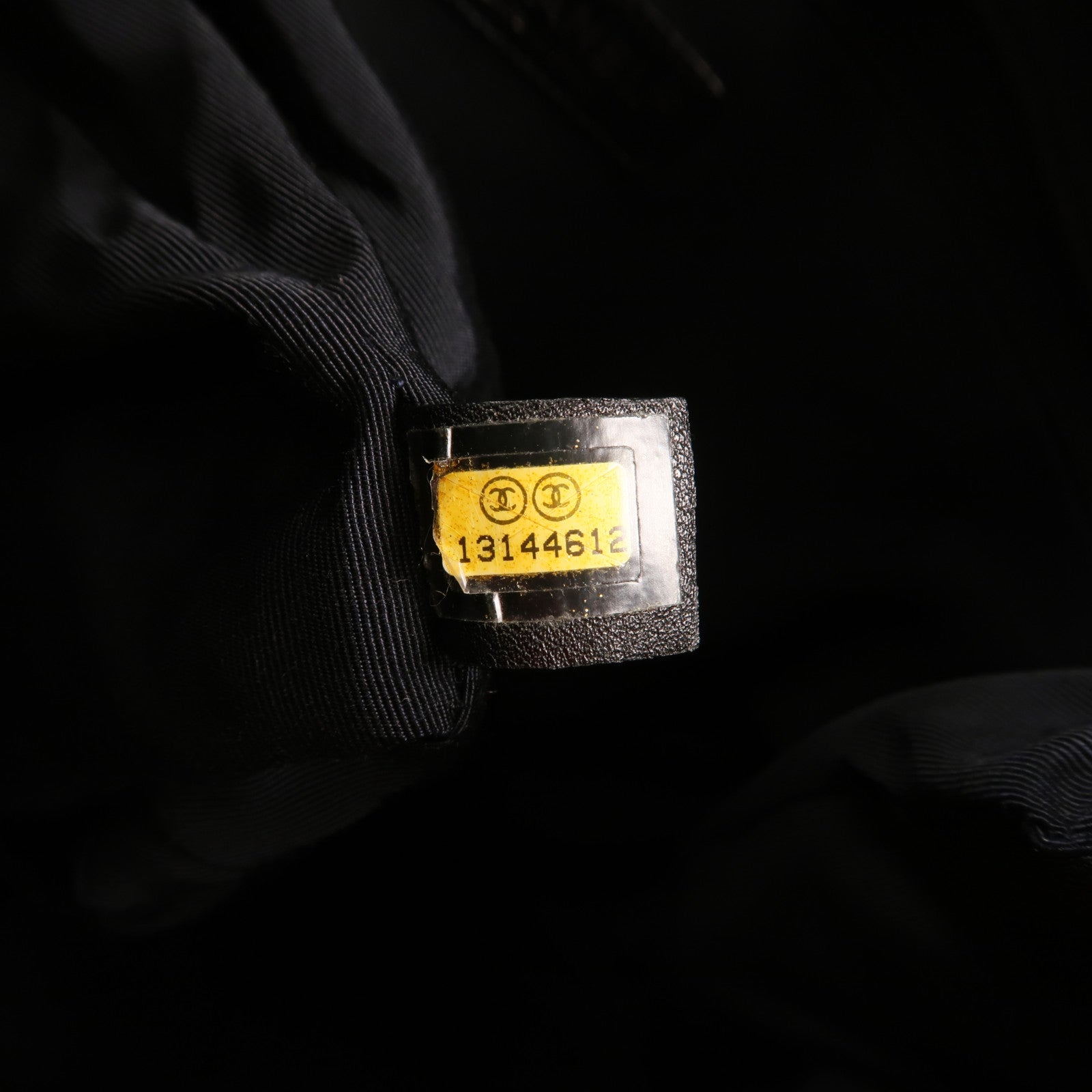 CHANEL 牛仔布/帆布Totebag銀扣鏈帶肩背袋