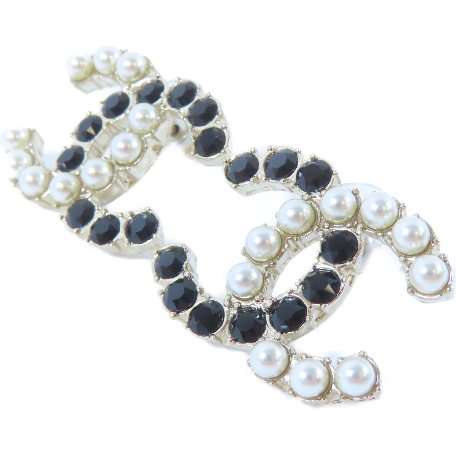 CHANEL 金屬Earrings耳環金色/黑色/白色