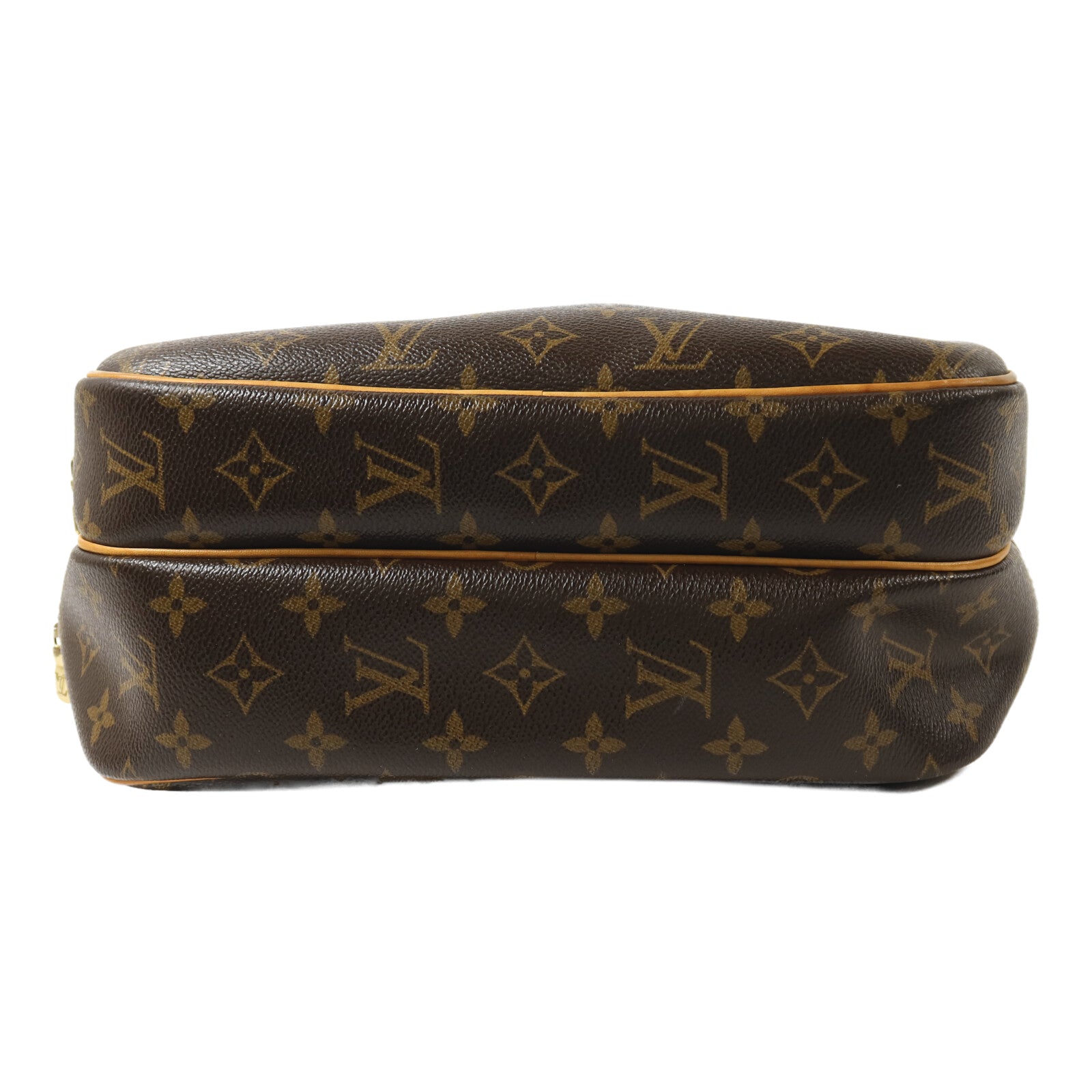 LOUIS VUITTON Monogram Reporter PM金扣肩背袋