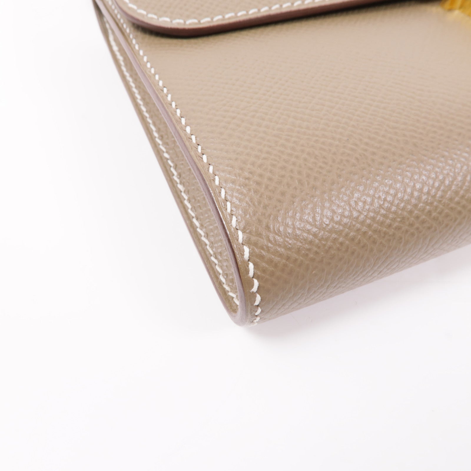 HERMES Epsom皮革Constance To Go金扣肩背袋Etoupe