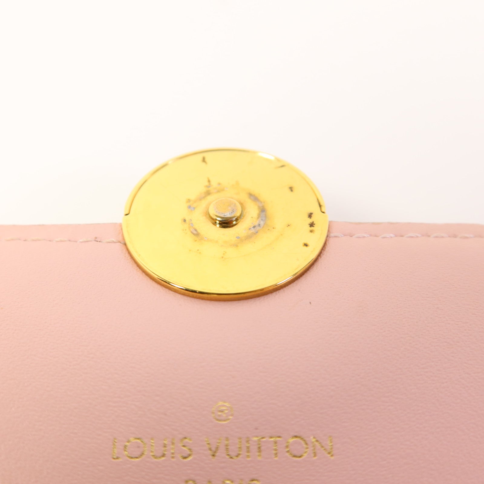 LOUIS VUITTON Monogram Flore Chain Wallet金扣鏈帶肩背袋