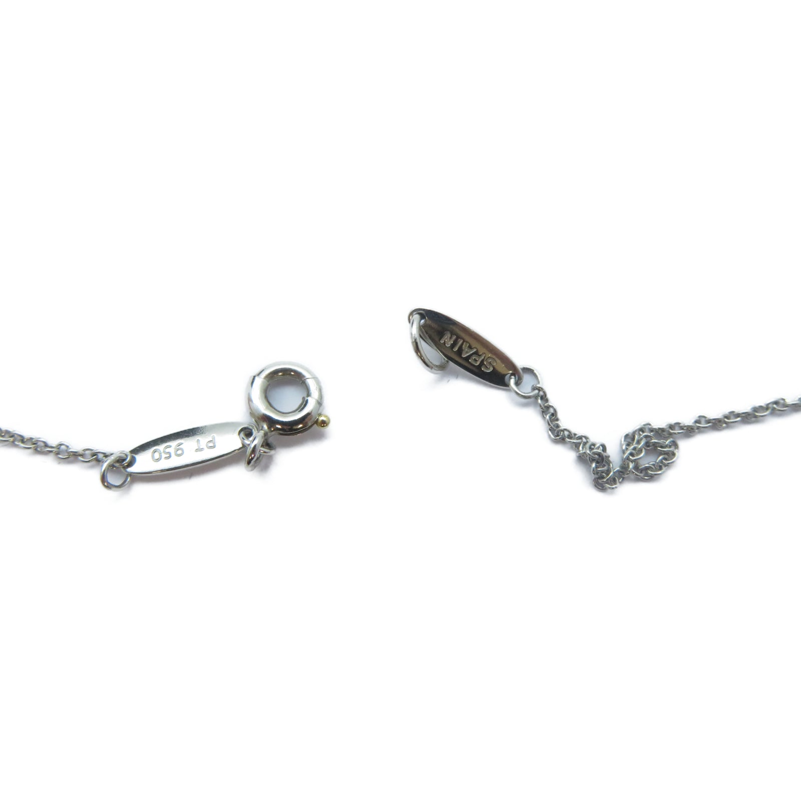 TIFFANY＆CO PT950鉑金Elsa Peretti Cross Diamond Necklace鑽石項鍊