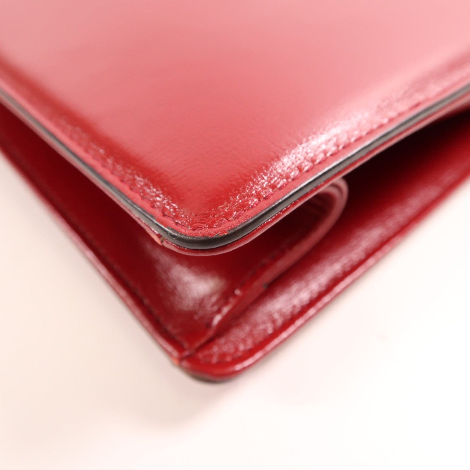 GUCCI 【激減優惠】牛皮皮革Shoulder Bag金扣肩背袋