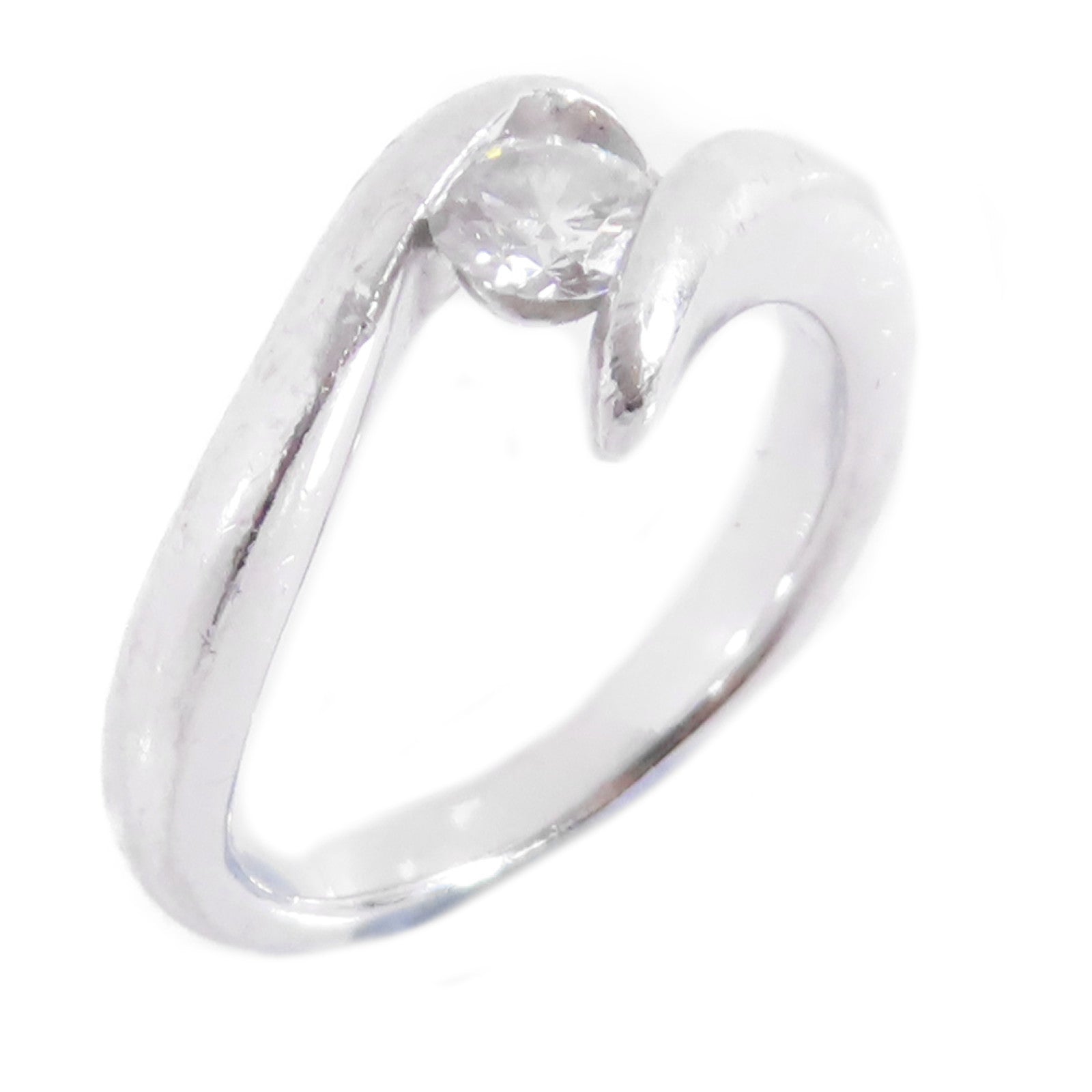 JEWELRY 18K白金/鑽石Diamond Ring戒指US#4.75