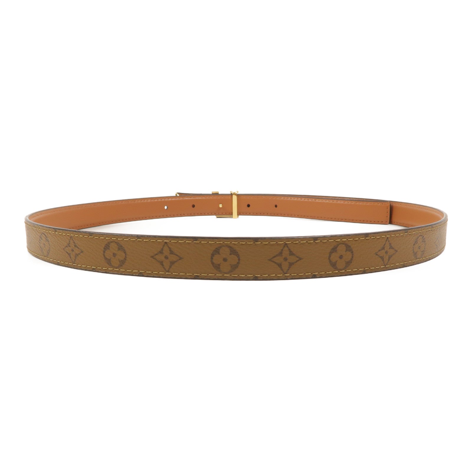 LOUIS VUITTON Monogram Pretty LV 32MM Reversible Belt皮帶