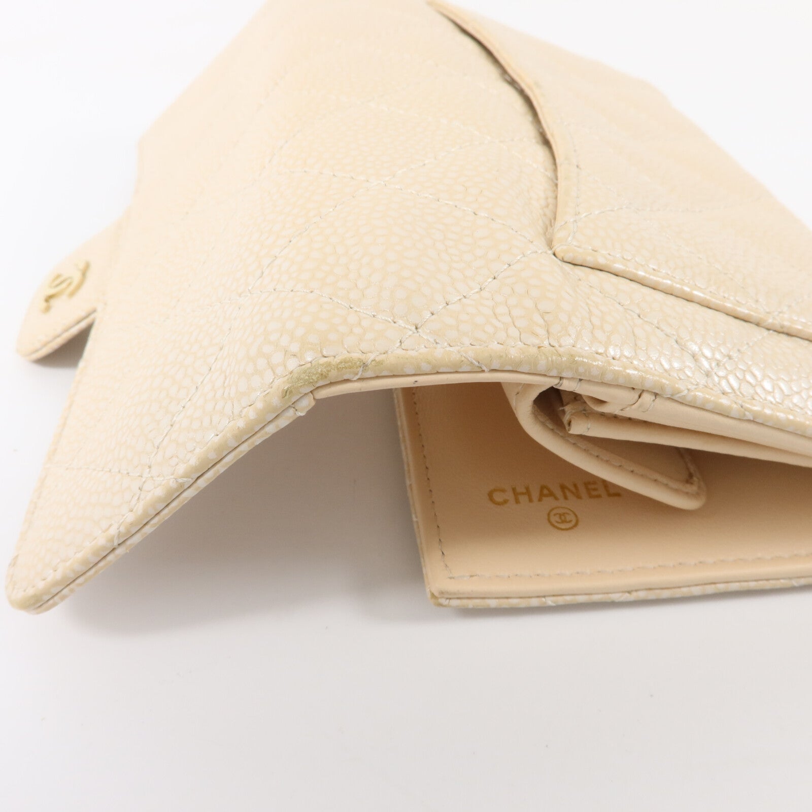 CHANEL 牛皮皮革Trifold Long Wallet長錢包