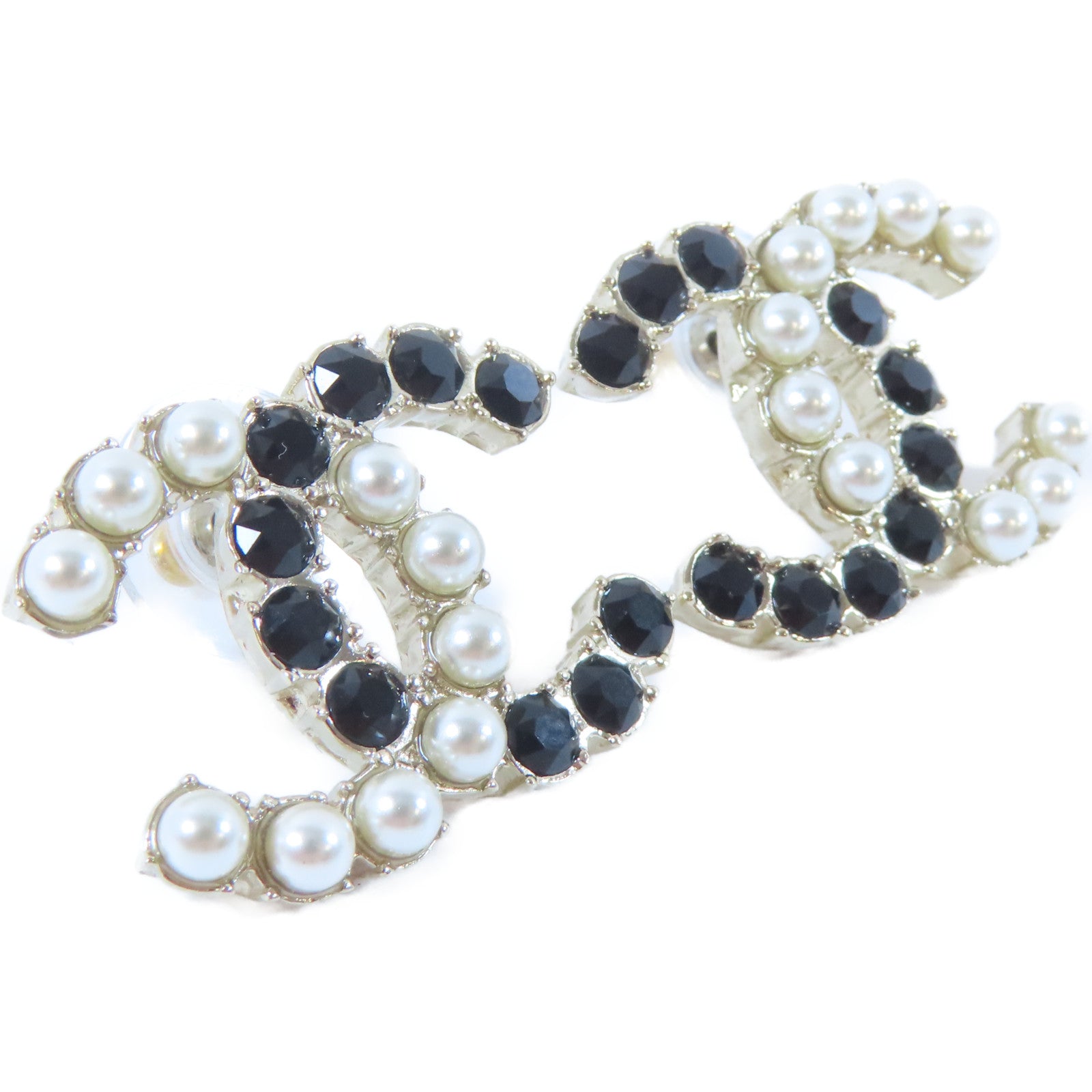 CHANEL 金屬Earrings耳環金色/黑色/白色
