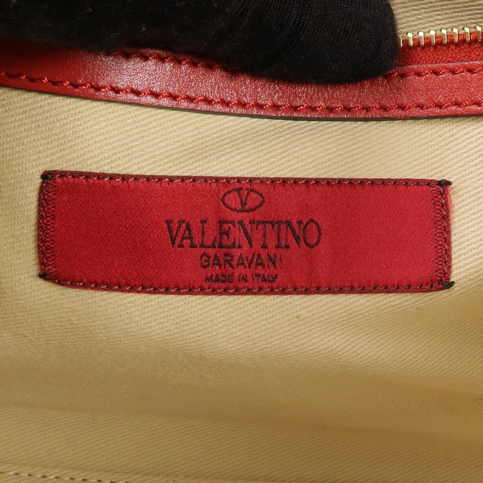 Valentino 牛皮皮革2way Shoulder Bag金扣手挽肩背兩用袋