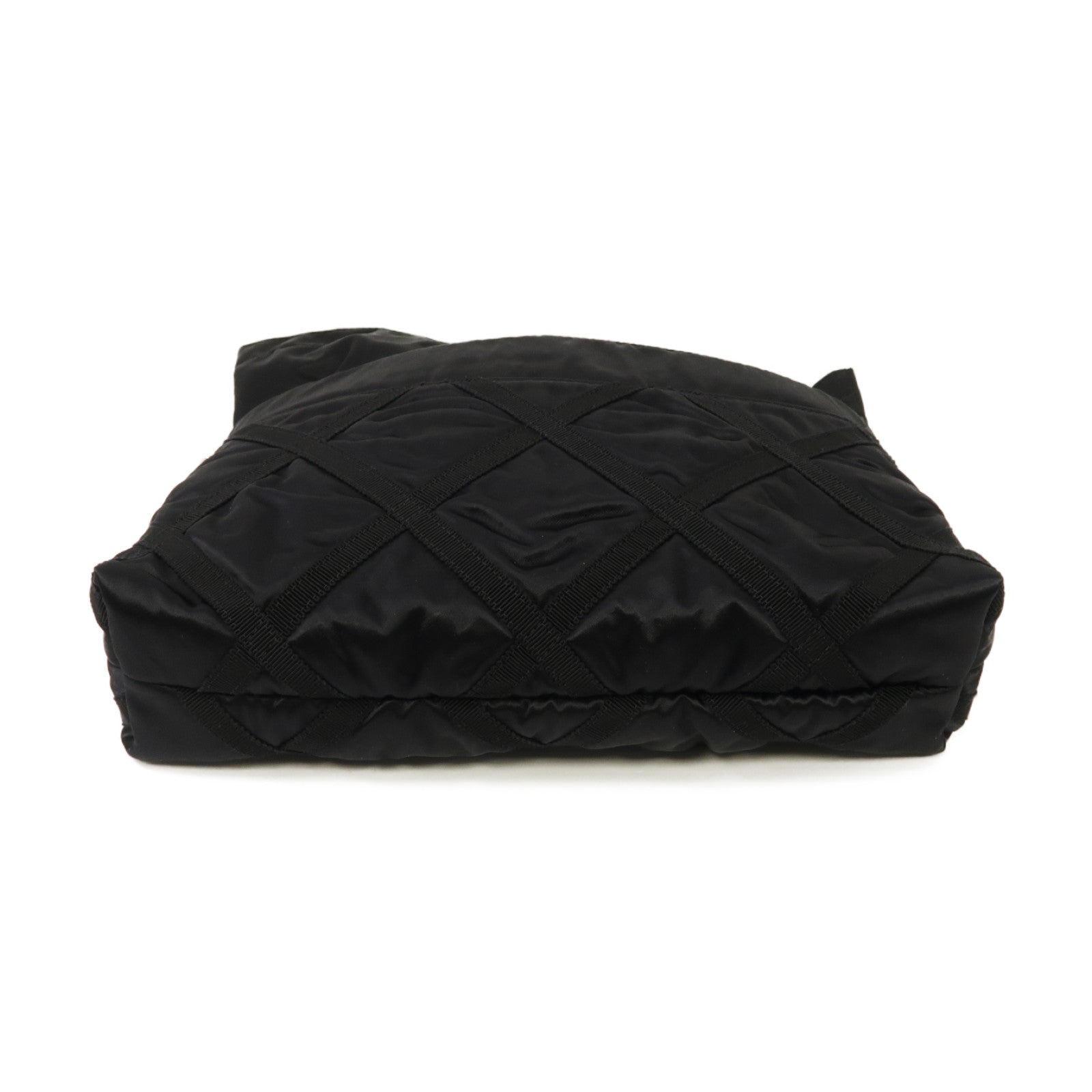 CHANEL 尼龍Pouch/Tote Bag金扣手拿包/手挽兩用袋黑色