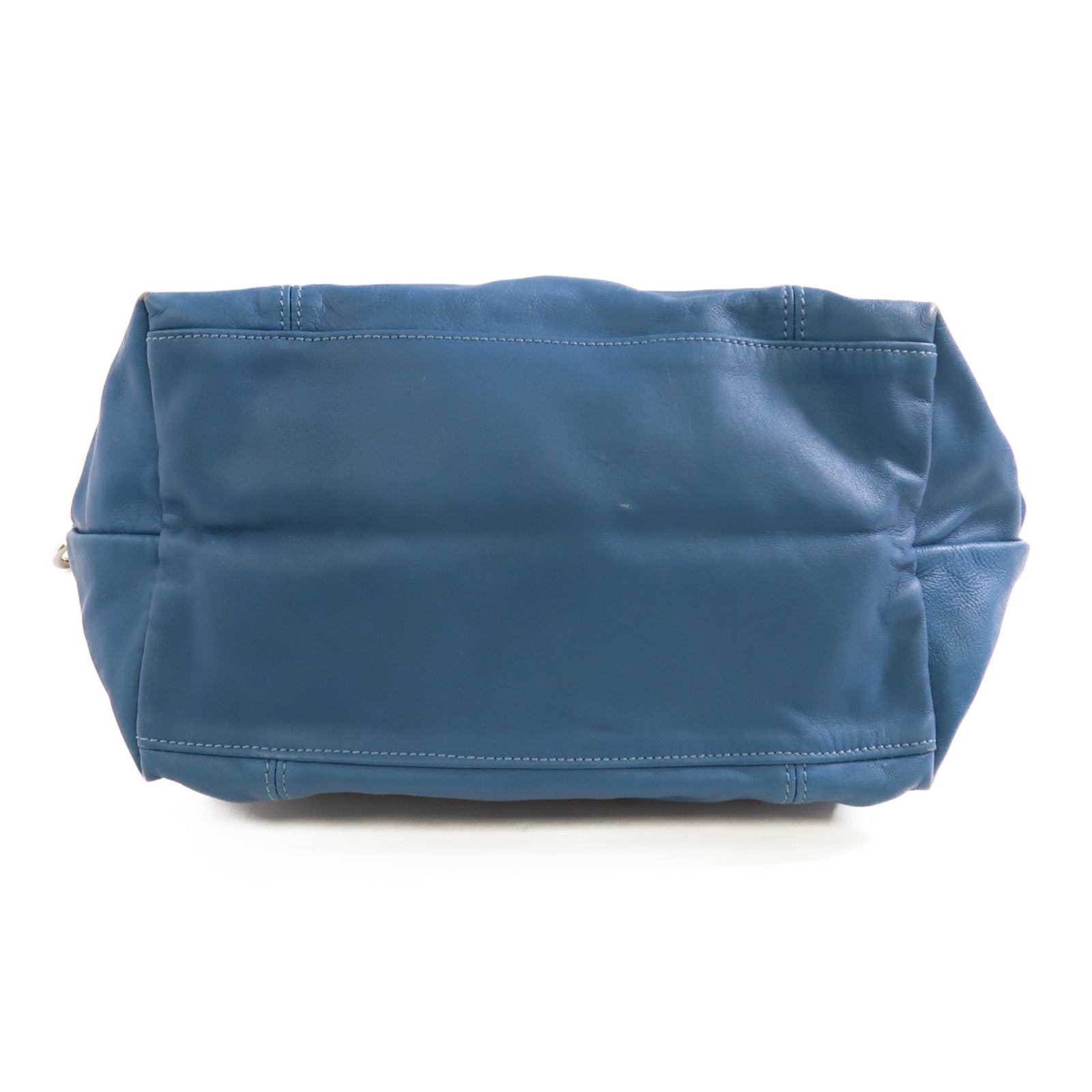 Longchamp SHW 2Way Shoulder Bag Calfskin Leather
