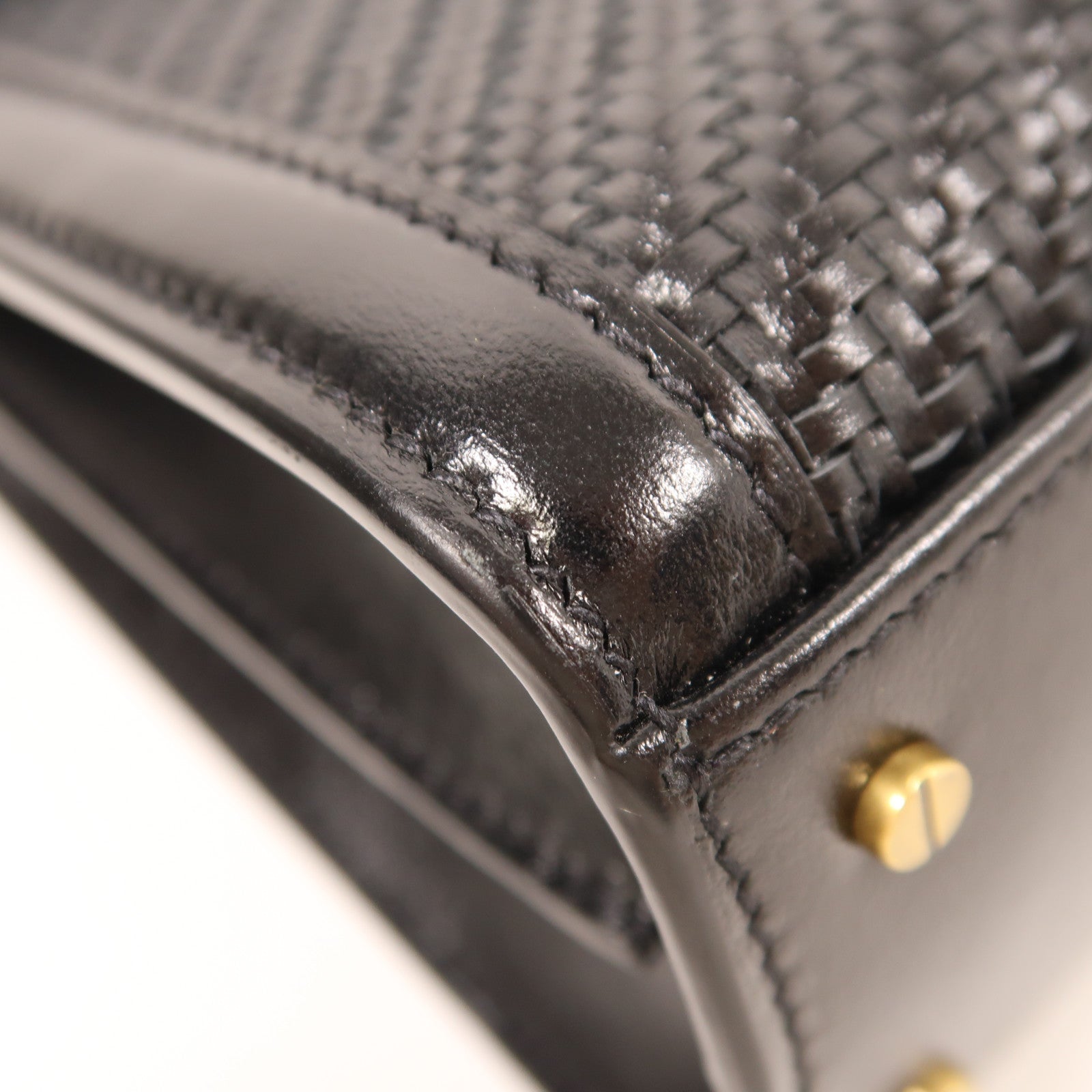SAINT LAURENT 牛皮皮革2 Way Shoulder Bag金扣手挽肩背兩用袋