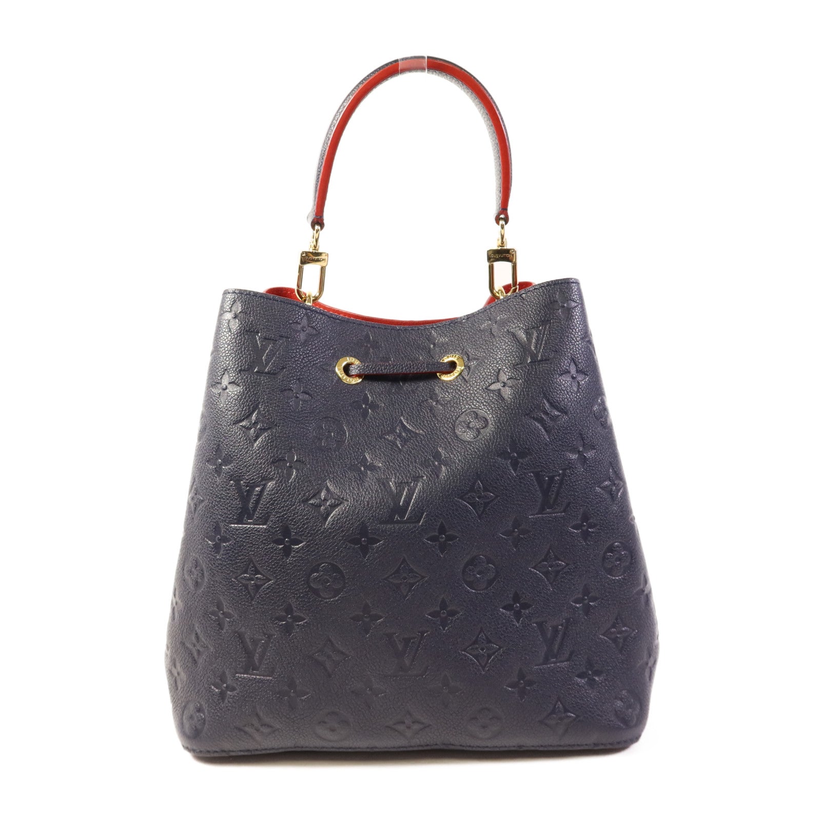 LOUIS VUITTON Monogram Empreinte Neo Noe MM金扣手挽肩背兩用袋