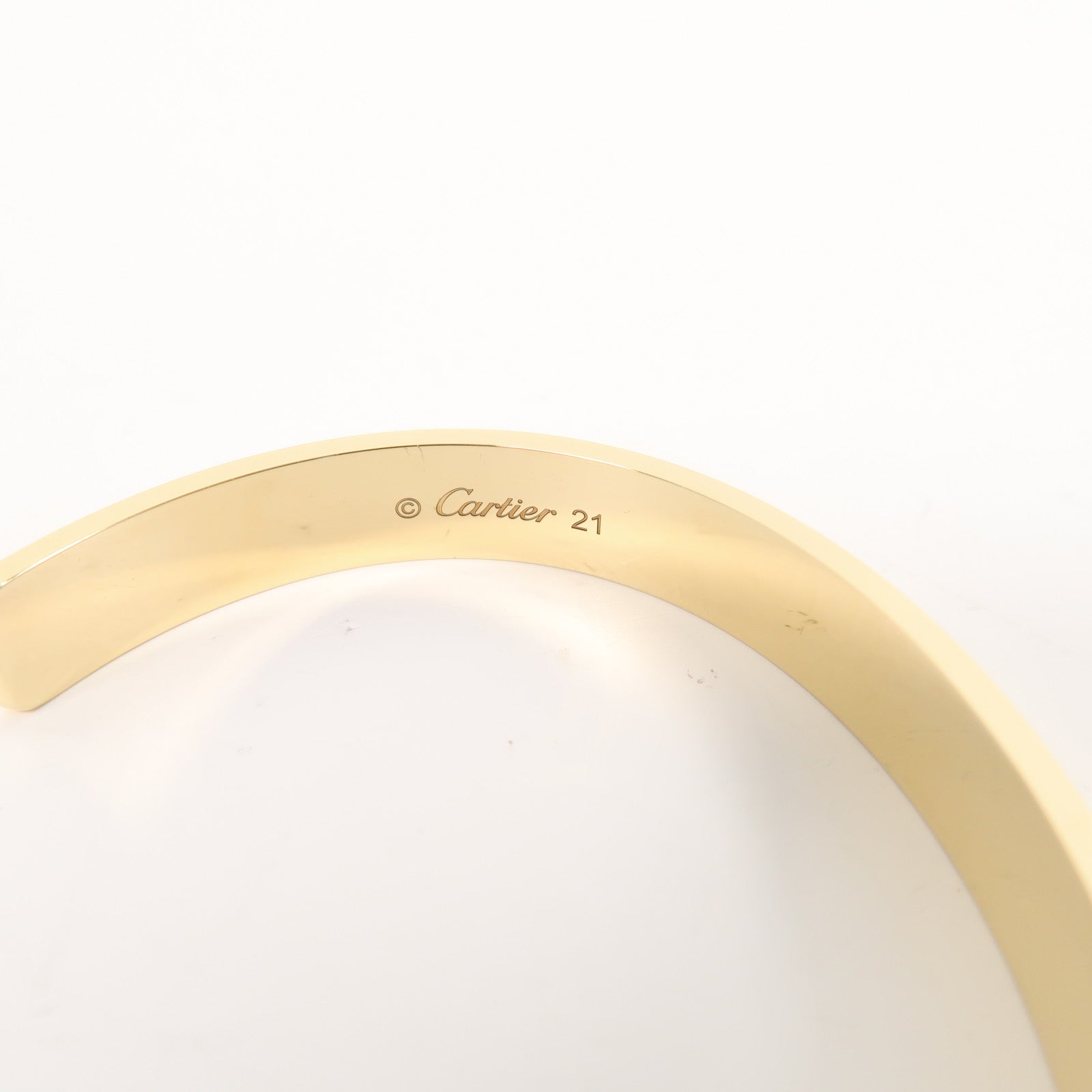 CARTIER 18K黃金Love Bracelet Yellow Gold手鐲