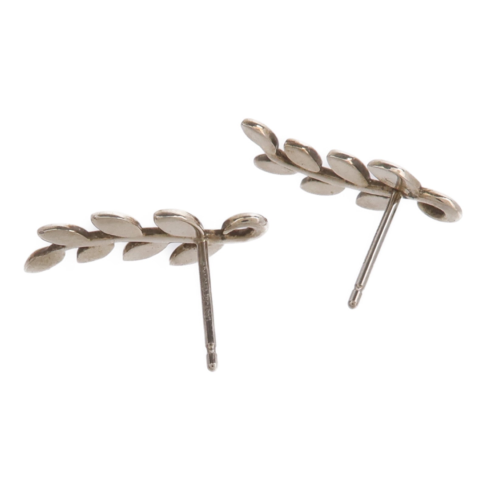 TIFFANY＆CO 925純銀Olive Leaf Climber Earrings耳環